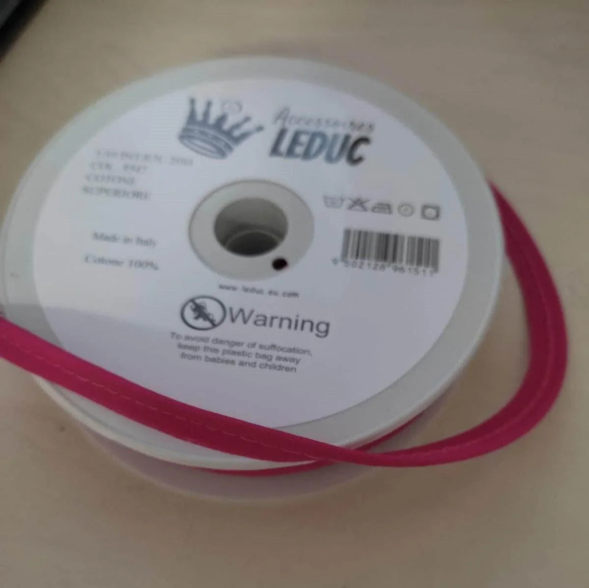 20MT - COTTON PIPING / 10mm (8+2mm) - ACCESSOIRES LEDUC BV