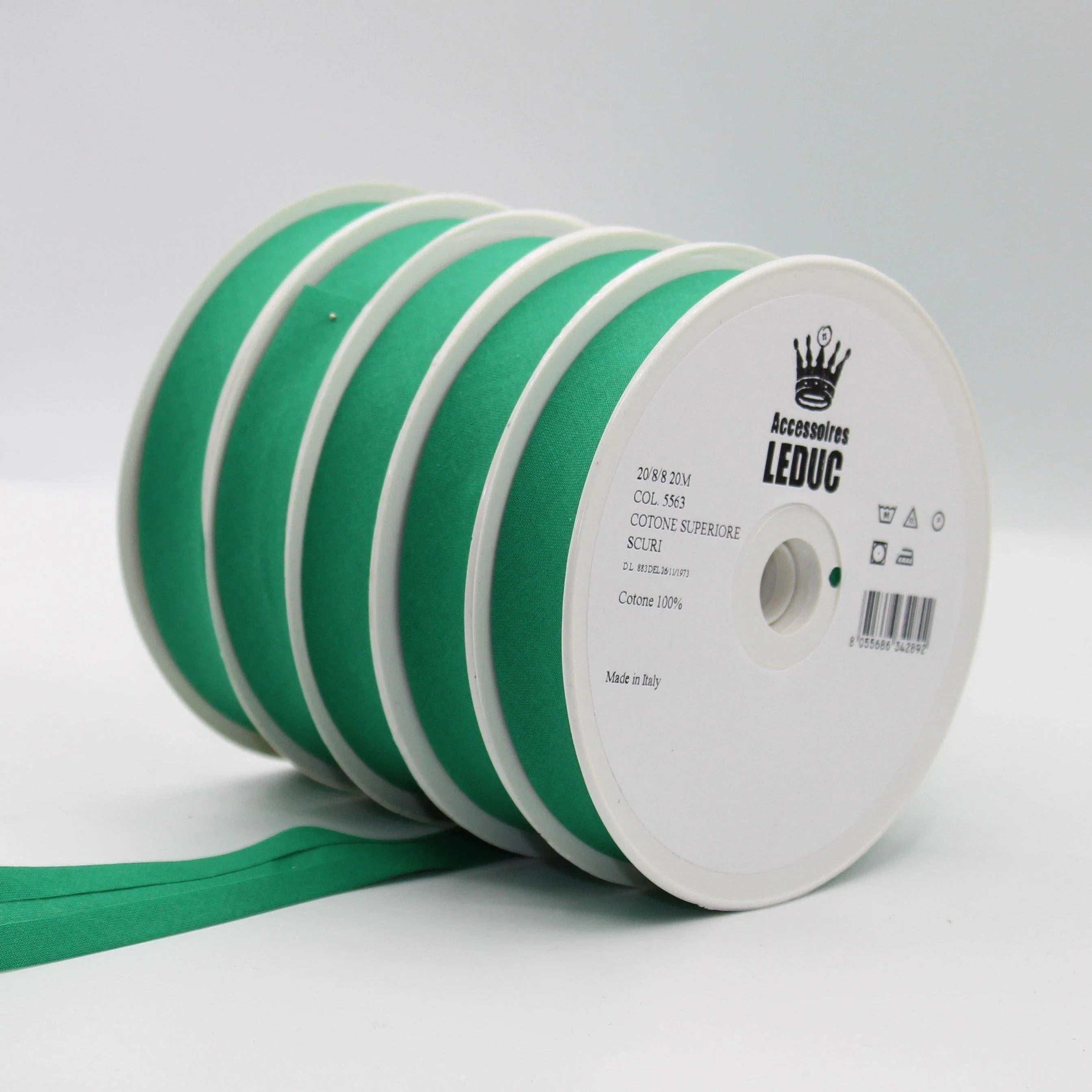 100MT - COTTON BIAS BINDING / 20mm - 20/8/8 #SBI517 - ACCESSOIRES LEDUC BV