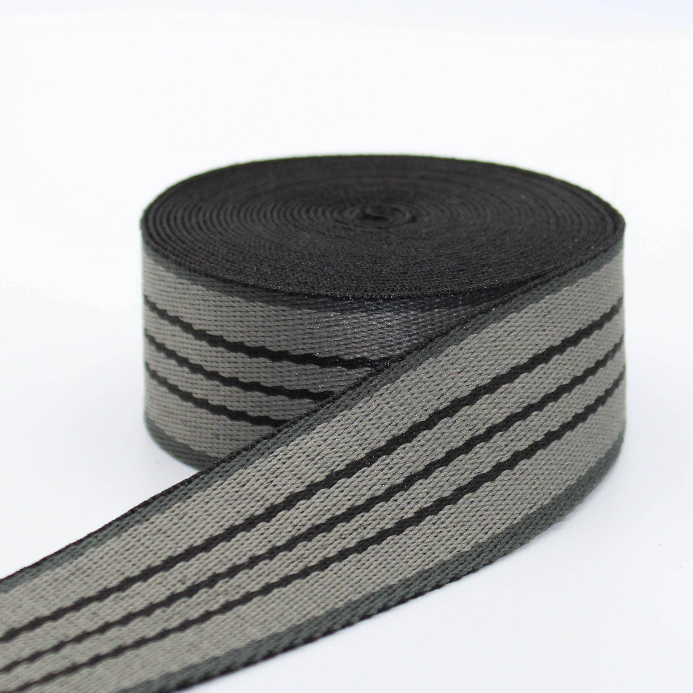 5 meters Sports Striped Webbing 40mm #RUB1916 - ACCESSOIRES LEDUC BV