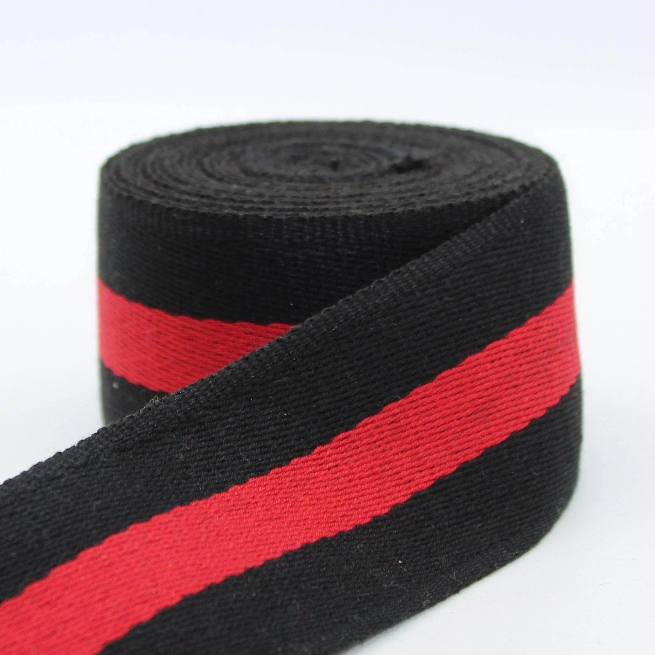 5 meters Cotton Striped Webbing 50mm #RUB1918 - ACCESSOIRES LEDUC BV