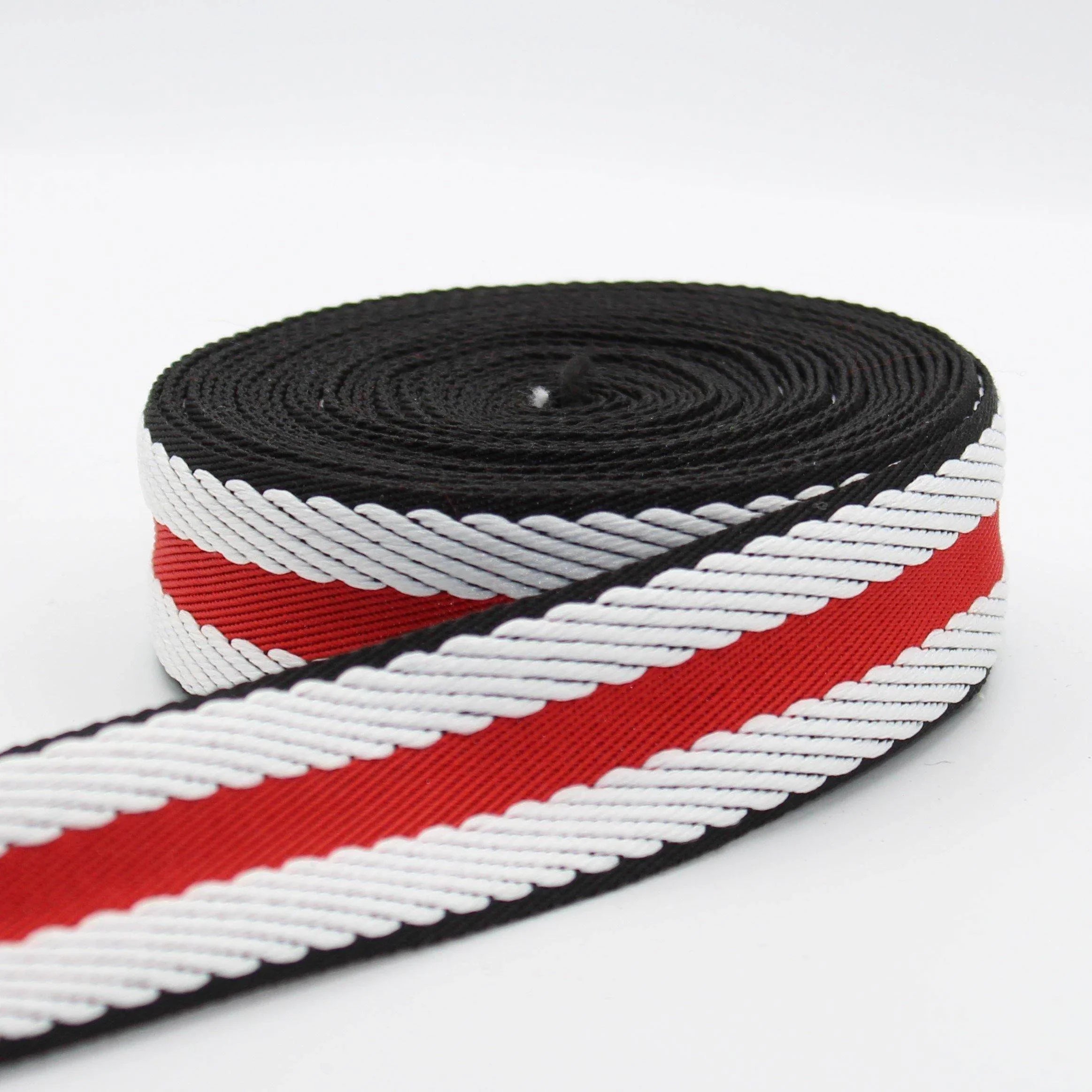 5 meters Herringbone Striped Webbing 40mm #RUB1914 - ACCESSOIRES LEDUC BV