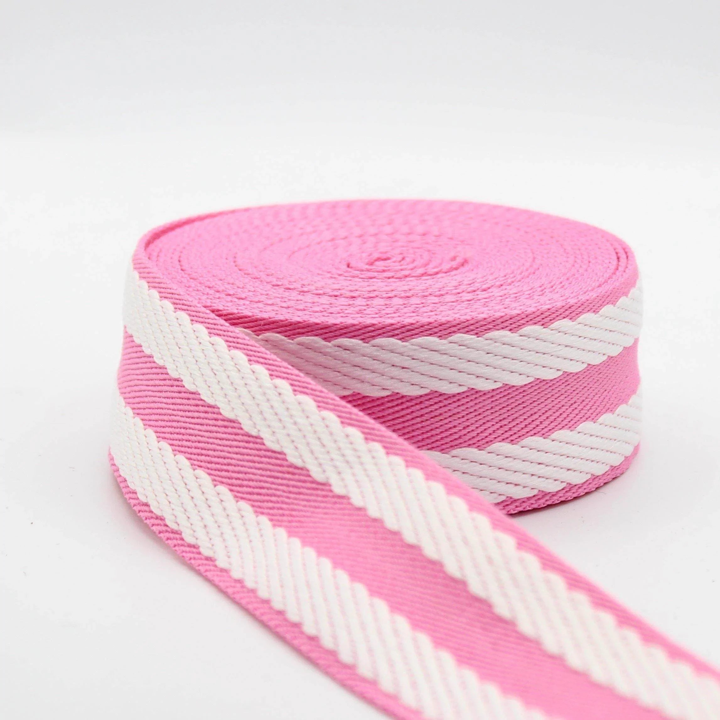 5 meters Herringbone Striped Webbing 40mm #RUB1914 - ACCESSOIRES LEDUC BV