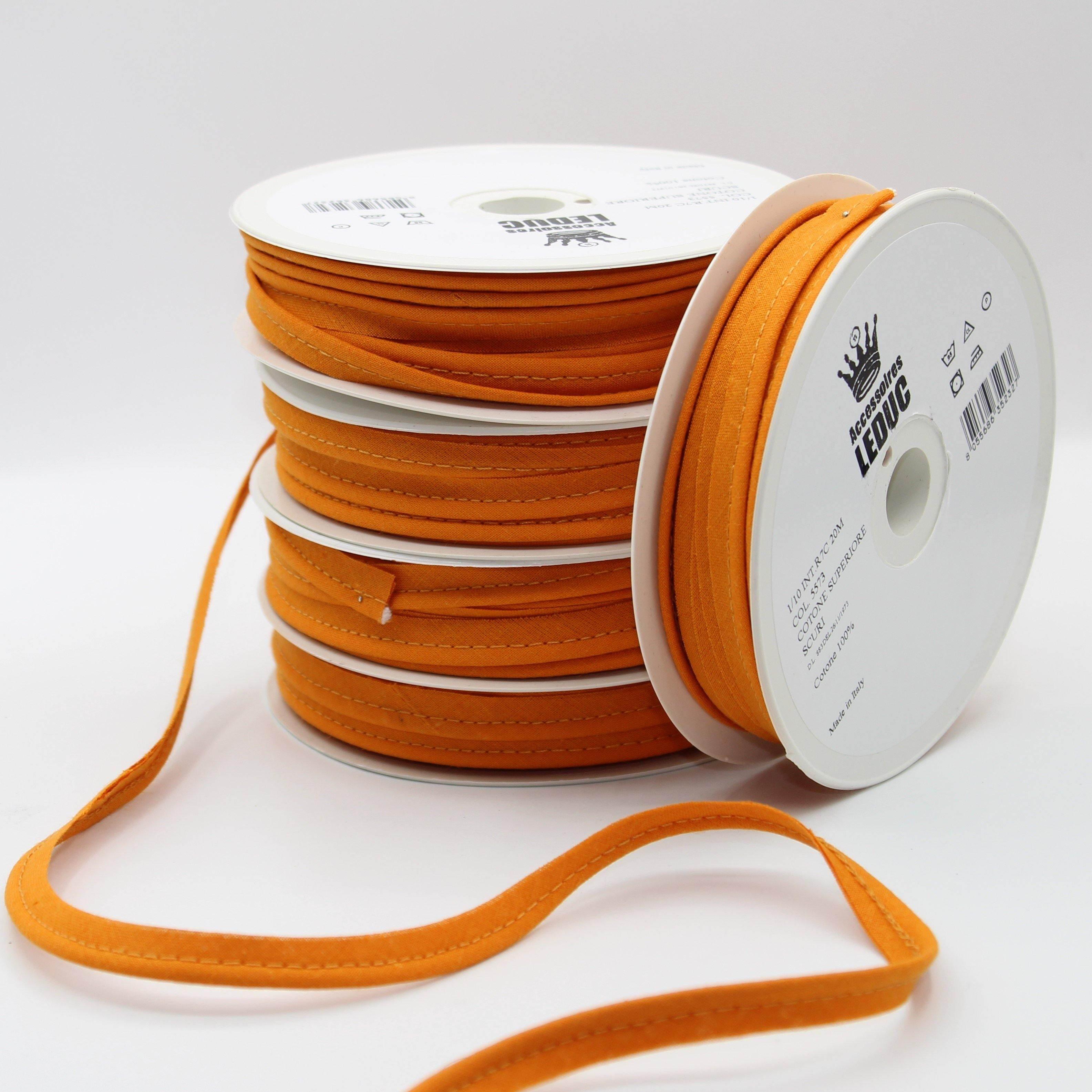 100MT - COTTON PIPING / 10mm (8+2mm) - ACCESSOIRES LEDUC BV