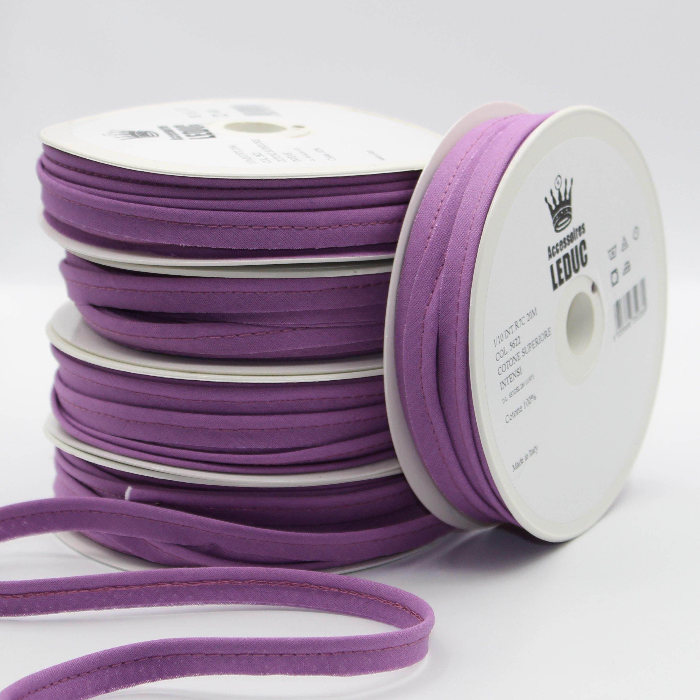 100MT - COTTON PIPING / 10mm (8+2mm) - ACCESSOIRES LEDUC BV