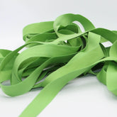 Apple Green COTTON HERRINGBONE 20mm **10 Meters** - ACCESSOIRES LEDUC BV
