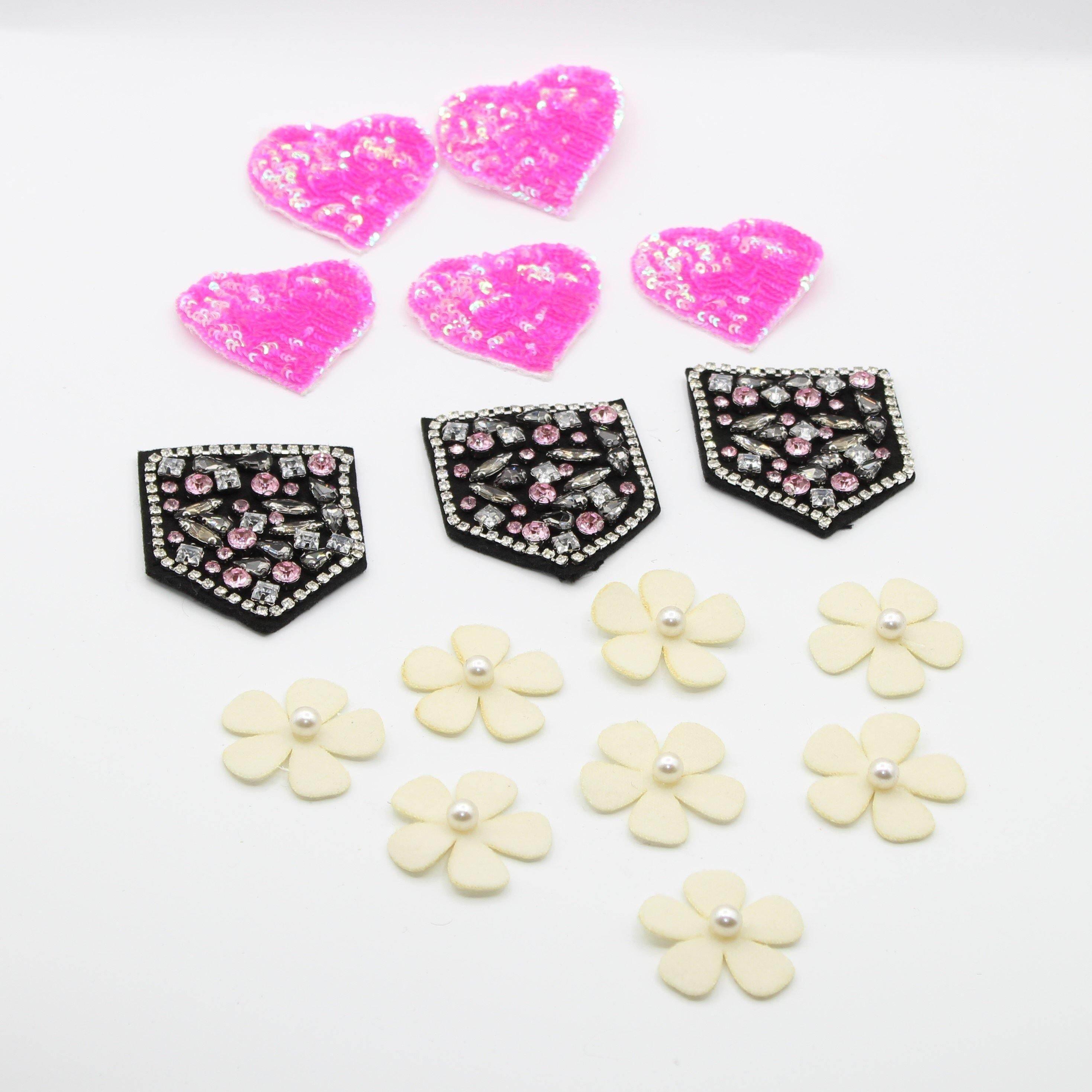 Sets of Iron-on and / or Sew-on Patches - ACCESSOIRES LEDUC BV