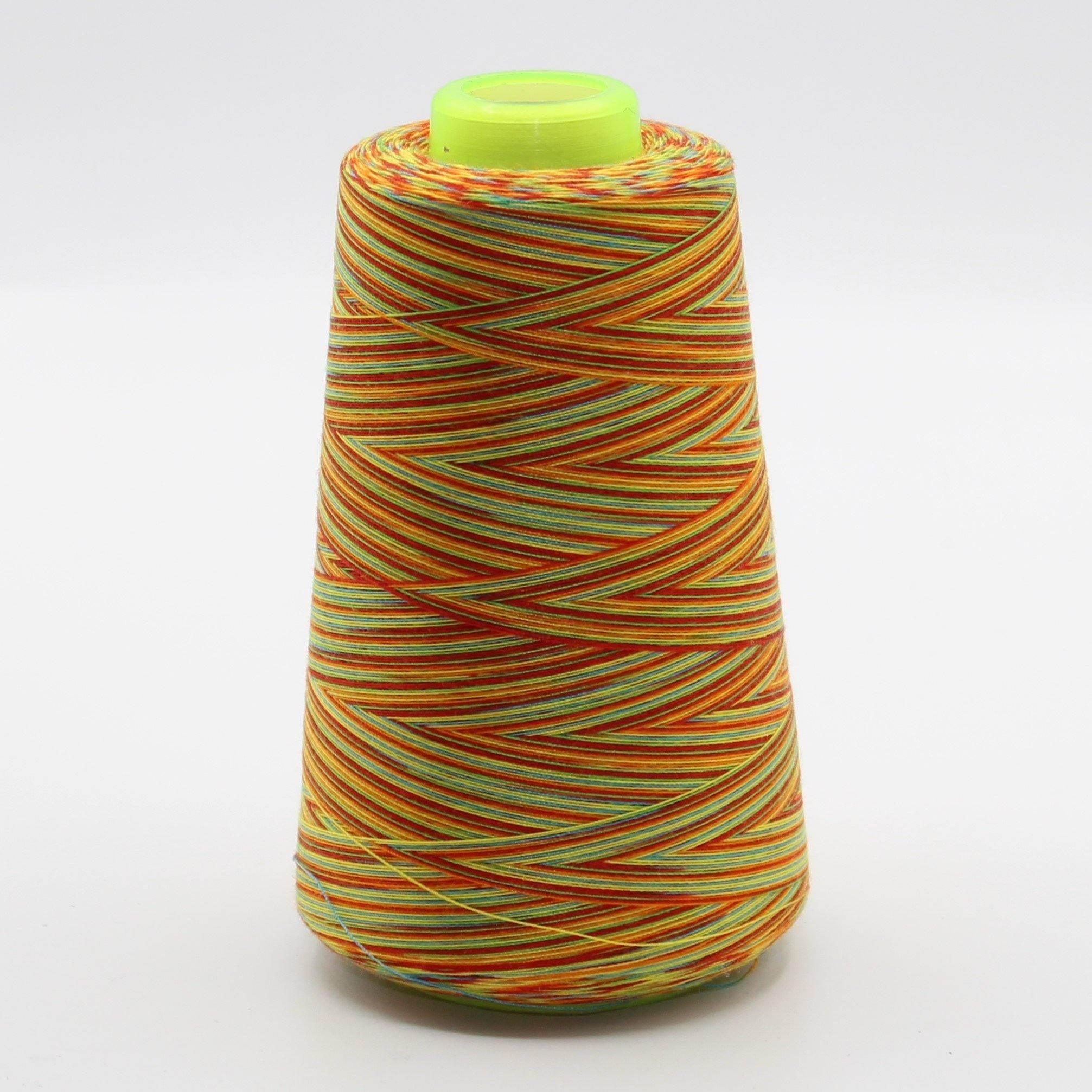 3000 yards Multicolour Overlock Yarns S40/20 - Mix Colours (2700 meters) - ACCESSOIRES LEDUC BV