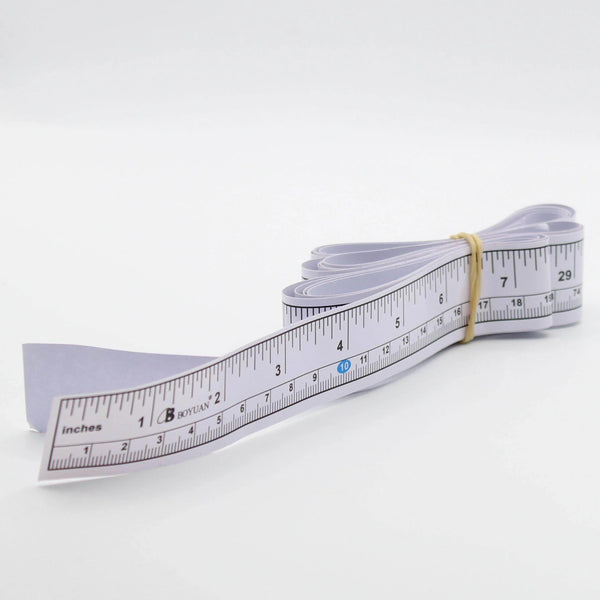 4 Paper Self-Adhesive Measuring Tapes (4 x 90 centimeters) - ACCESSOIRES LEDUC BV