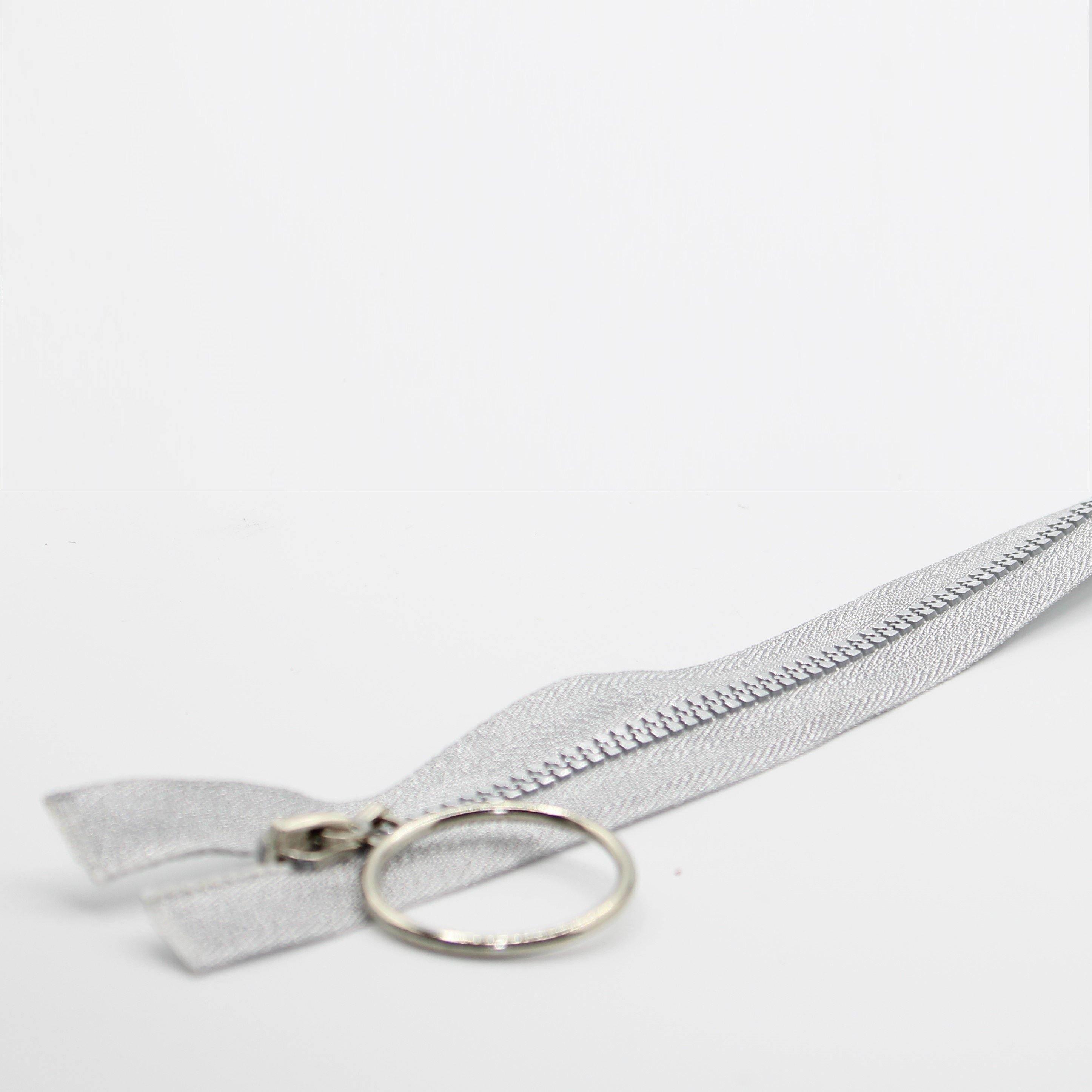 Silver Zipper 35, 50, 55 or 60cm - ACCESSOIRES LEDUC BV