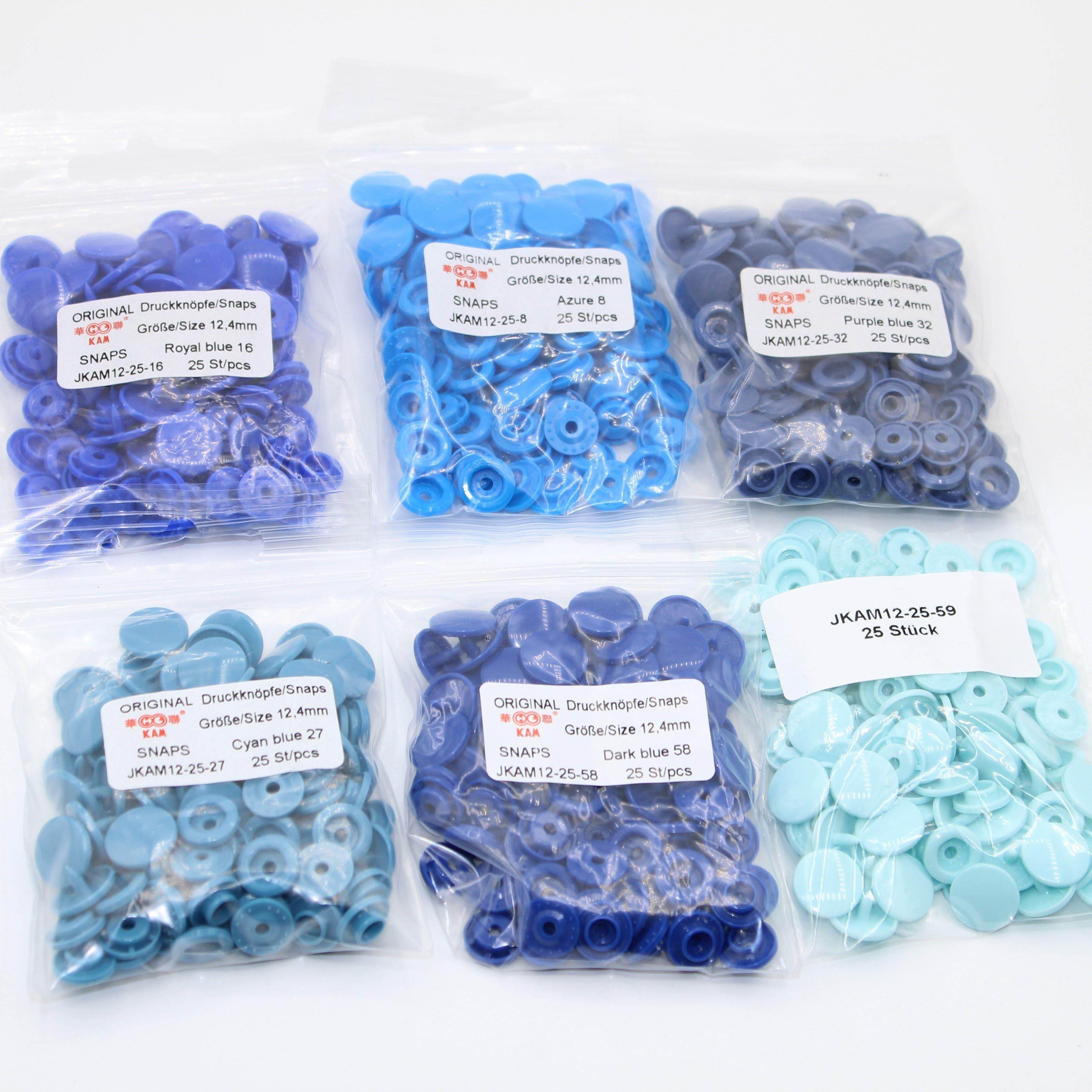 Bag of 25 Kam Snap Buttons size 12.4mm - ACCESSOIRES LEDUC BV