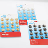 Snap Fasteners Buttons in Metal - ACCESSOIRES LEDUC BV