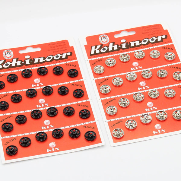Snap Fasteners Buttons in Metal Koh-i-Noor - ACCESSOIRES LEDUC BV
