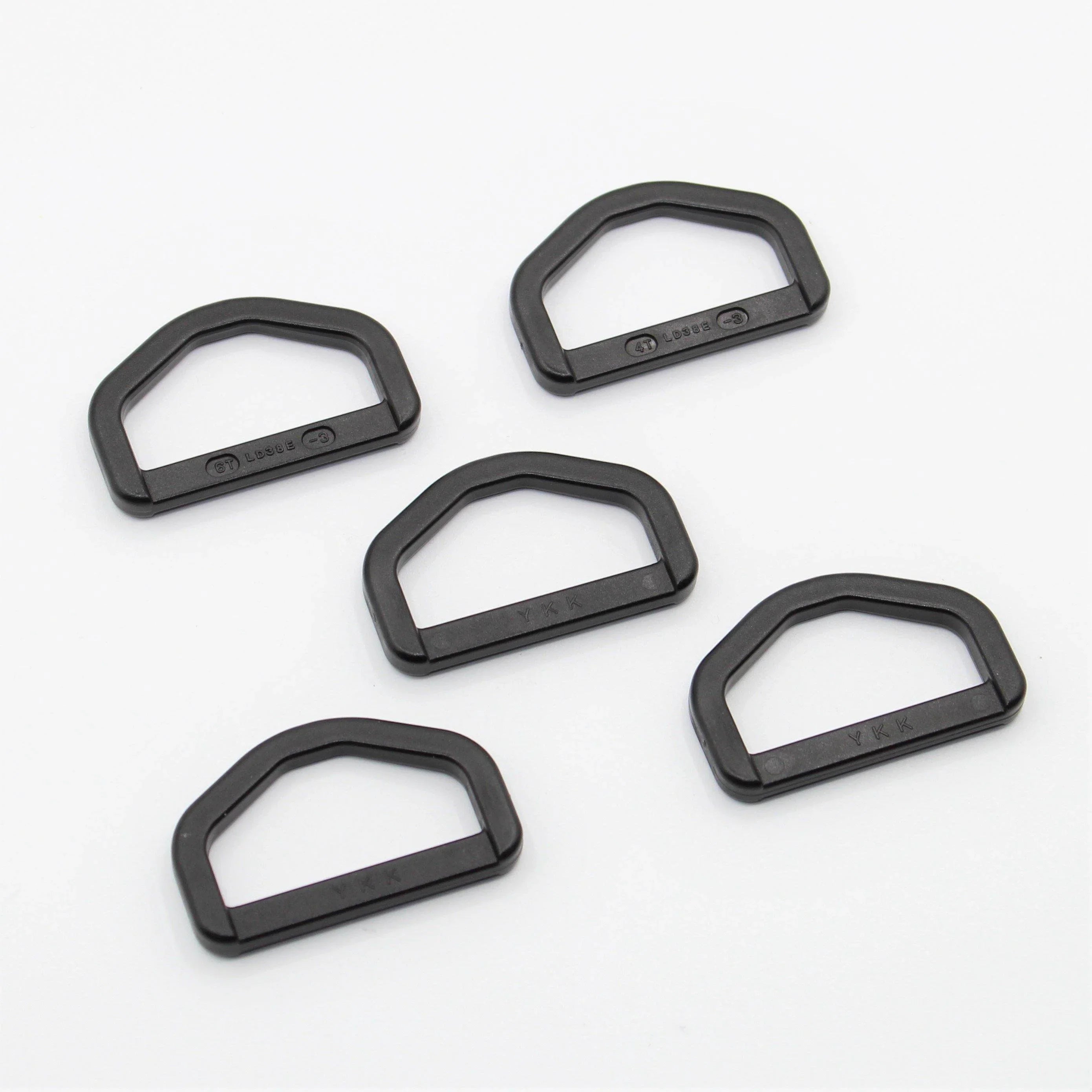 YKK Plastic Buckles / Lobster Hooks for 30mm or 40mm Tape/Webbing col Black - ACCESSOIRES LEDUC BV