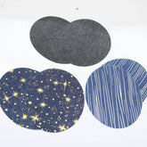 3 Pairs Denim Elbow Patches - Iron-on - 140mm x 110mm #HAB1x001 - ACCESSOIRES LEDUC BV