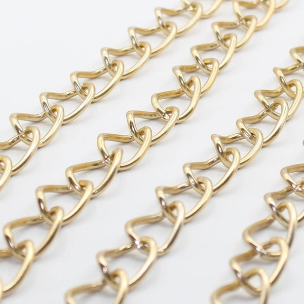 Gold Aluminium Chains 3 meters - ACCESSOIRES LEDUC BV