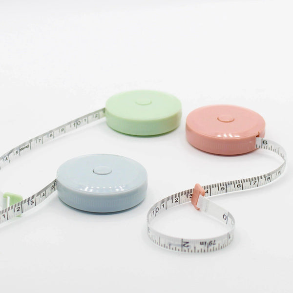 200cm Auto-Stop Colourful Measure Tape CM / Inches - ACCESSOIRES LEDUC BV