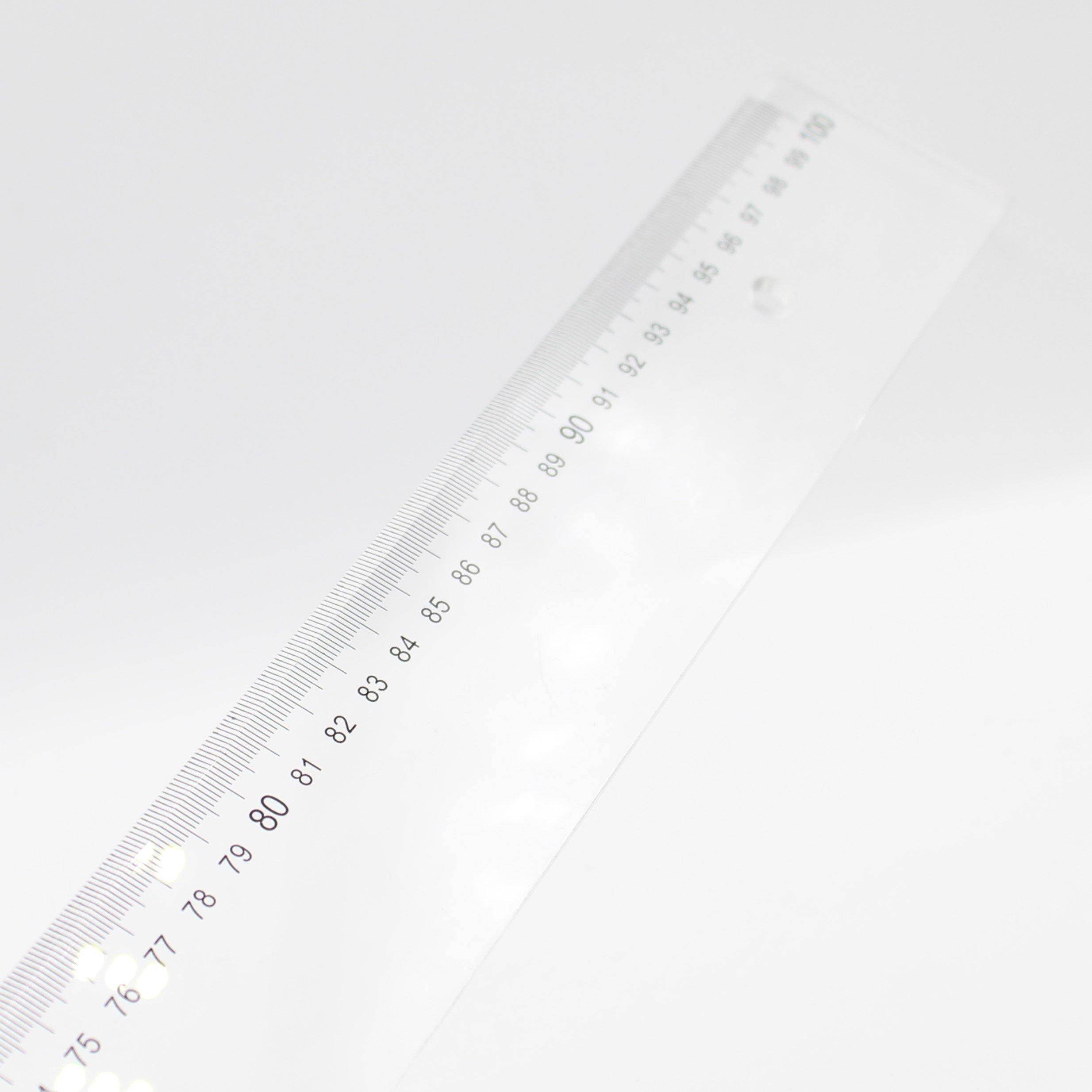 100CM Transparent Meter Plastic Ruler #HAB1x020 - ACCESSOIRES LEDUC BV