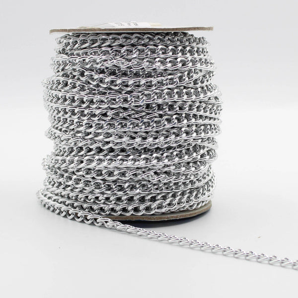 Nickel Free Aluminium Chains (with 5x8mm Rings) 5 meters - ACCESSOIRES LEDUC BV