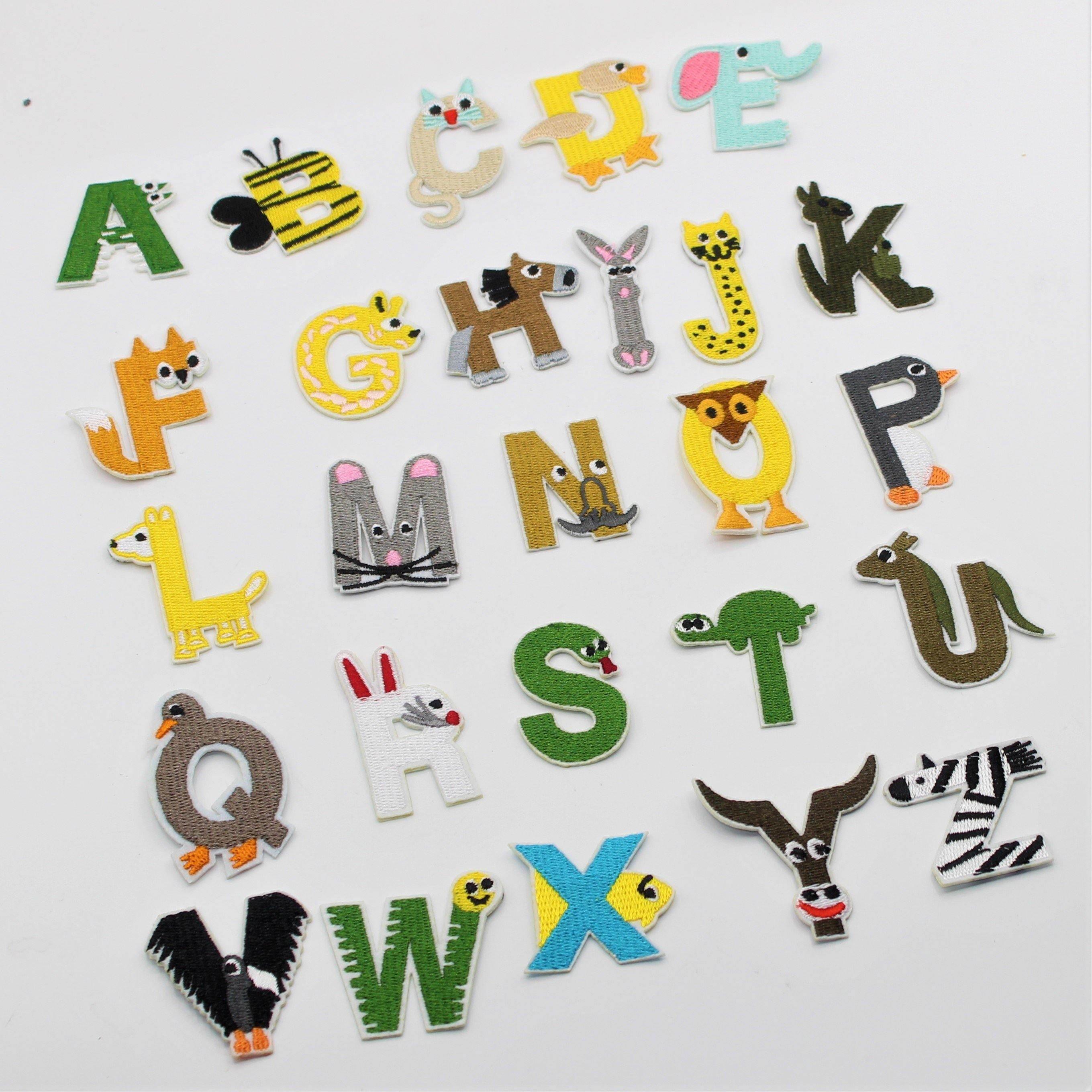 Set of Alphabet Patches #HAB1x008 - ACCESSOIRES LEDUC BV