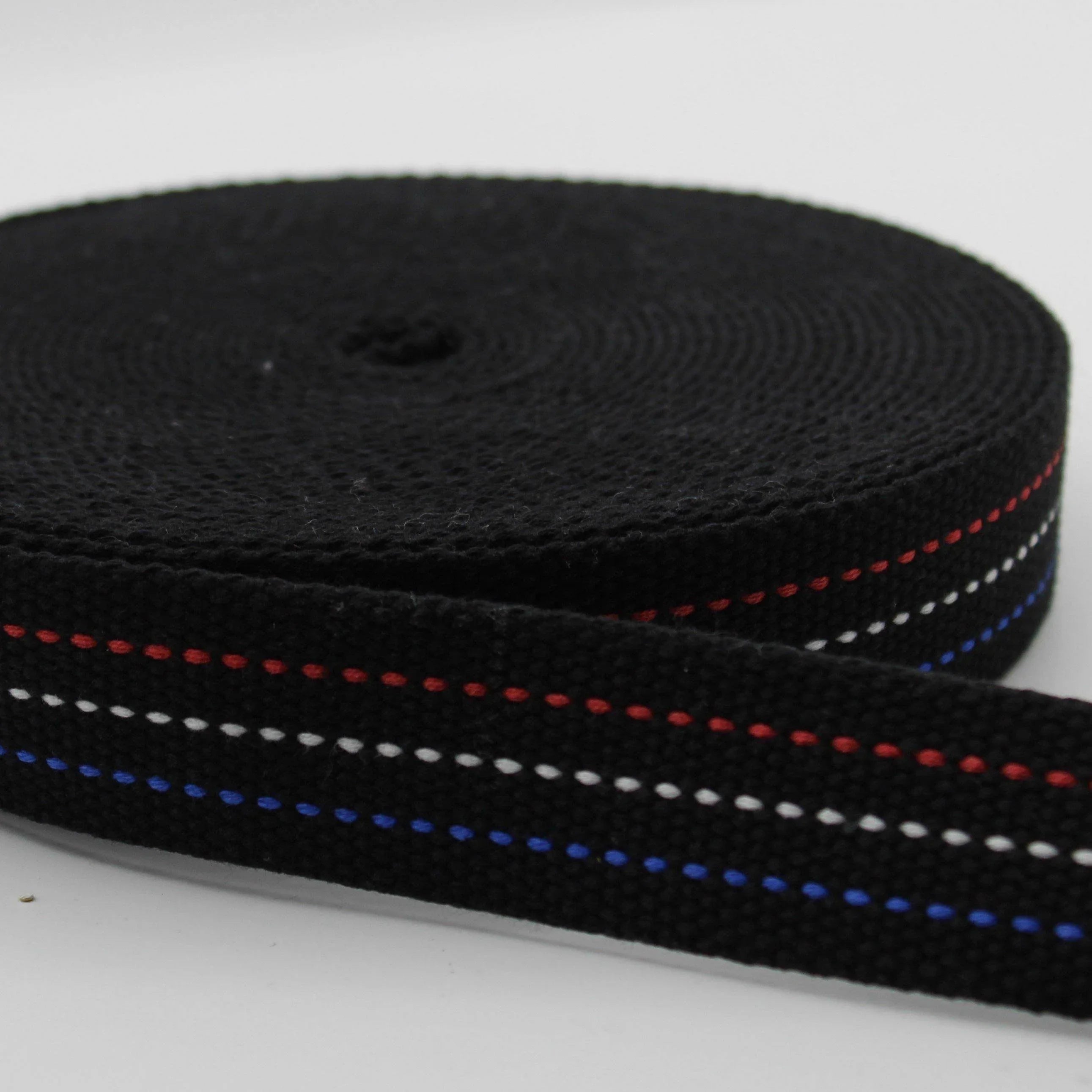 5 Meters 30mm Webbing with colour stitch #RUB1952 - ACCESSOIRES LEDUC BV