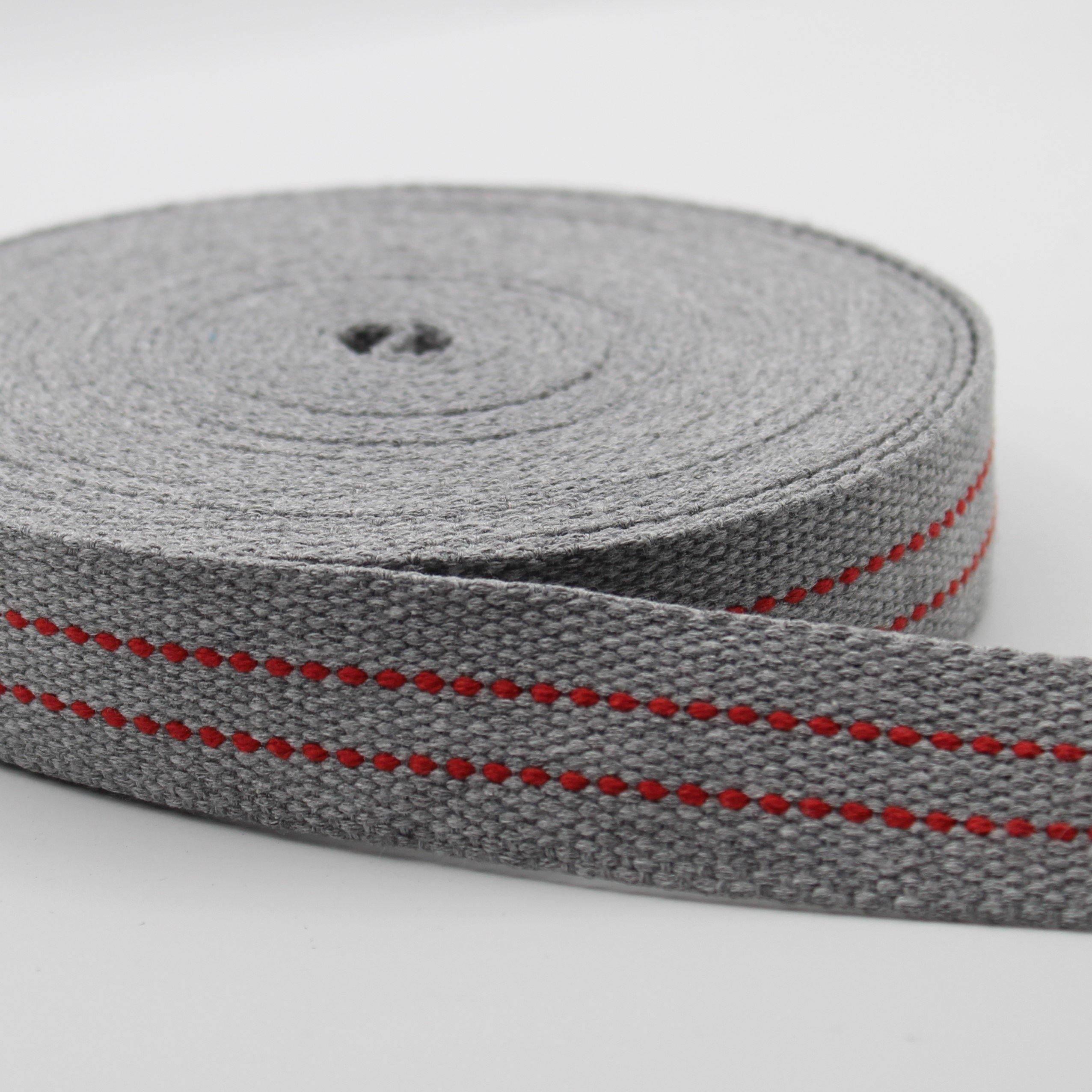 5 Meters 30mm Webbing with colour stitch #RUB1952 - ACCESSOIRES LEDUC BV
