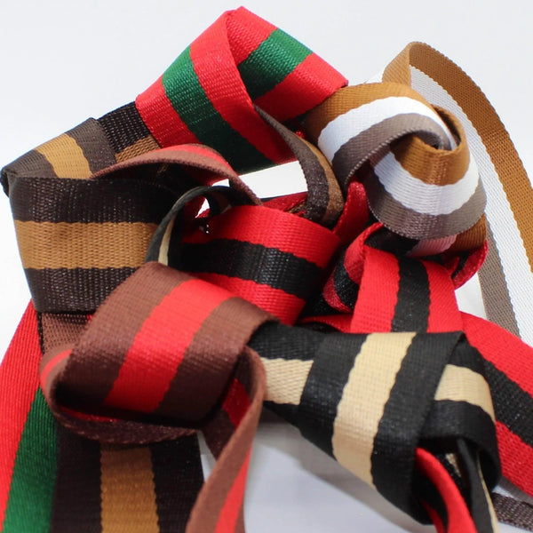 5 meters 40mm Striped Webbing #RUB1907 - ACCESSOIRES LEDUC BV