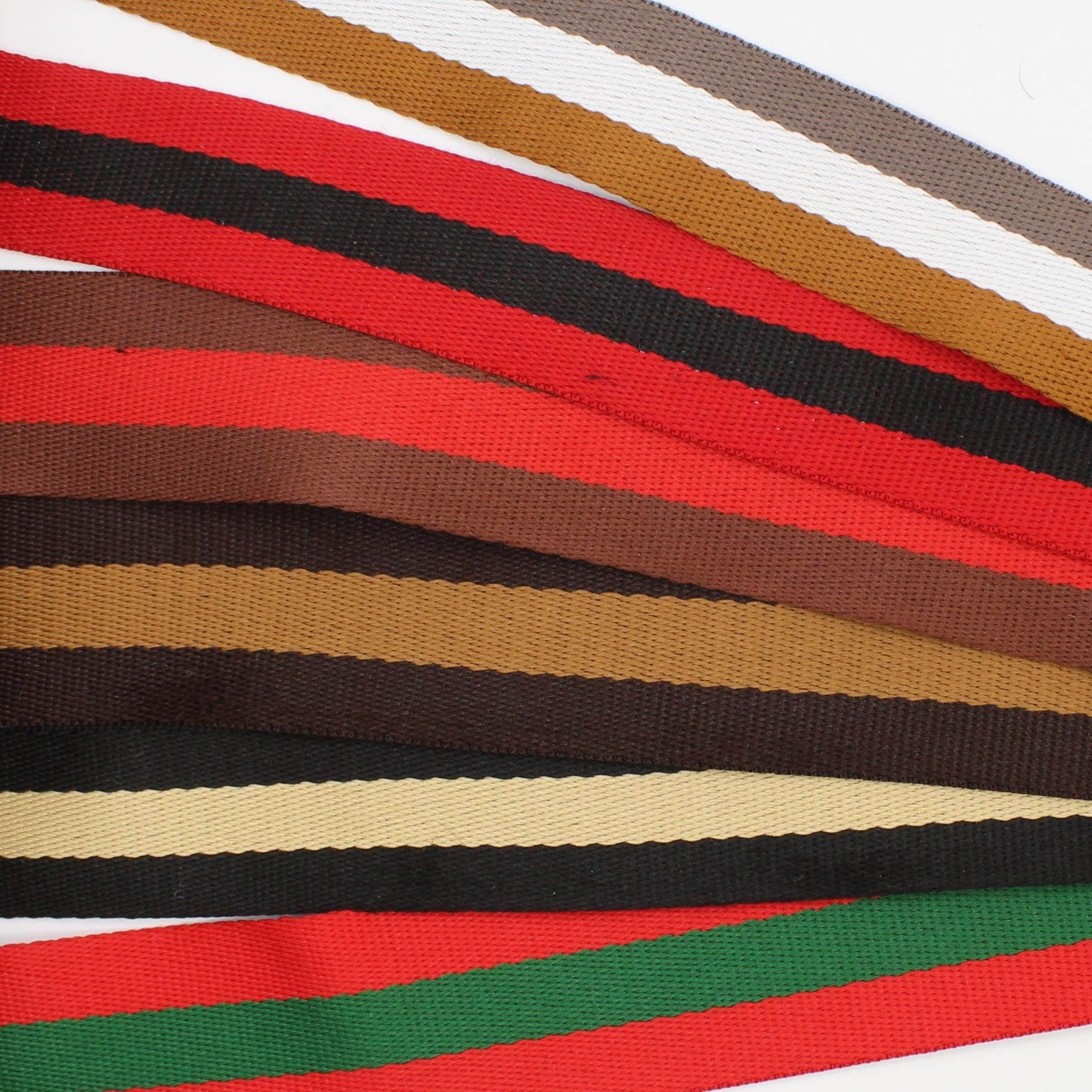 5 meters30mm Striped Webbing #RUB1907 - ACCESSOIRES LEDUC BV