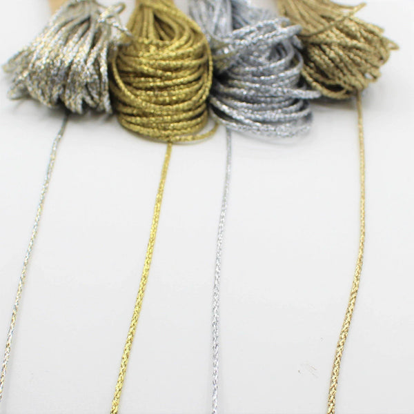 10 meters Lurex 1mm Cord - ACCESSOIRES LEDUC BV