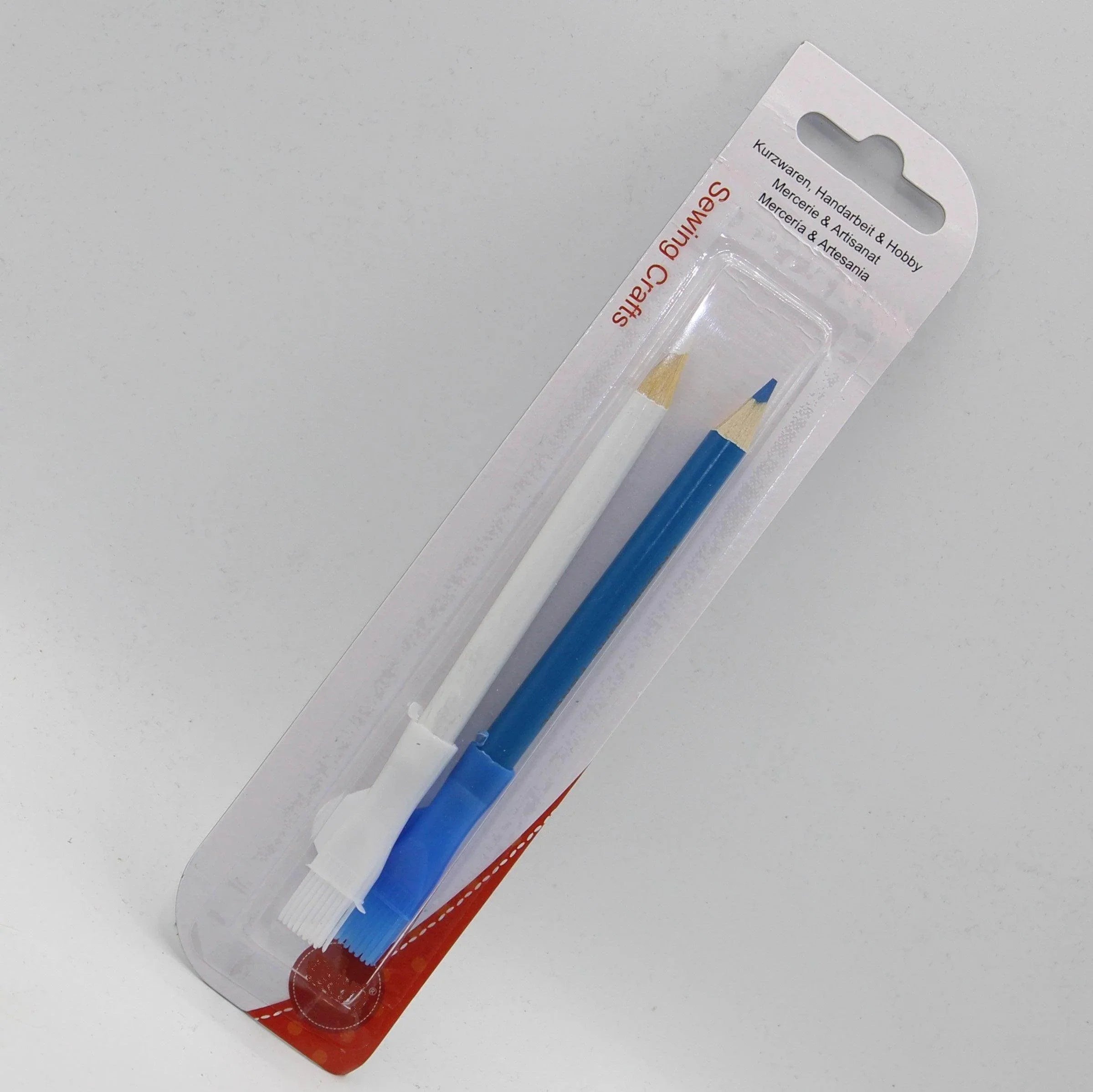 Set of 2 Water Soluble Textile Pencils with Brushes - ACCESSOIRES LEDUC BV