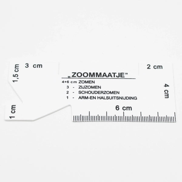 Plastic Hem Ruler - ACCESSOIRES LEDUC BV