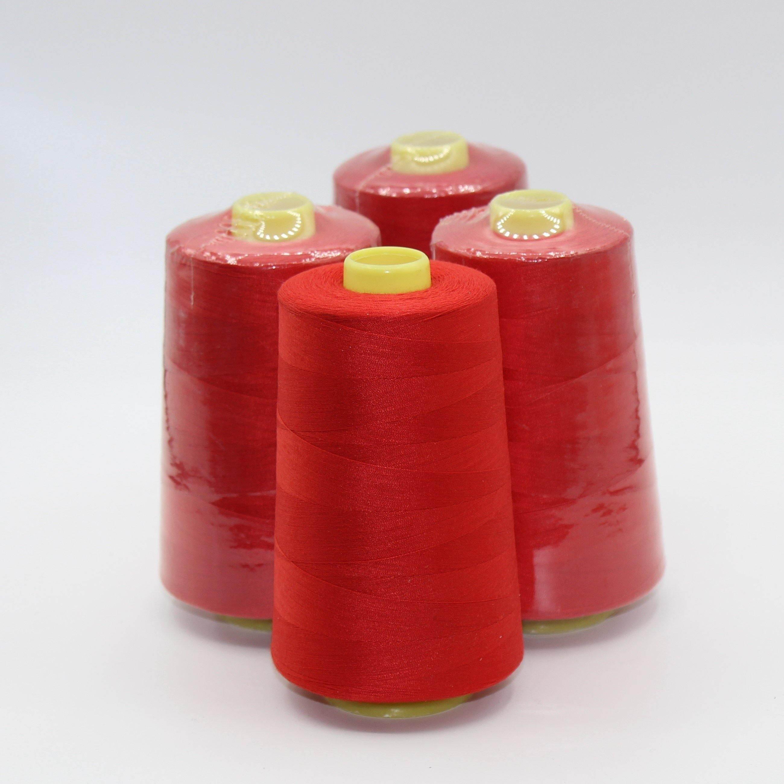 4 spools Overlock Yarn 4x5000 METERS - Polyester 100% - ACCESSOIRES LEDUC BV