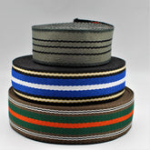 5 meters Sports Striped Webbing 40mm #RUB1916 - ACCESSOIRES LEDUC BV