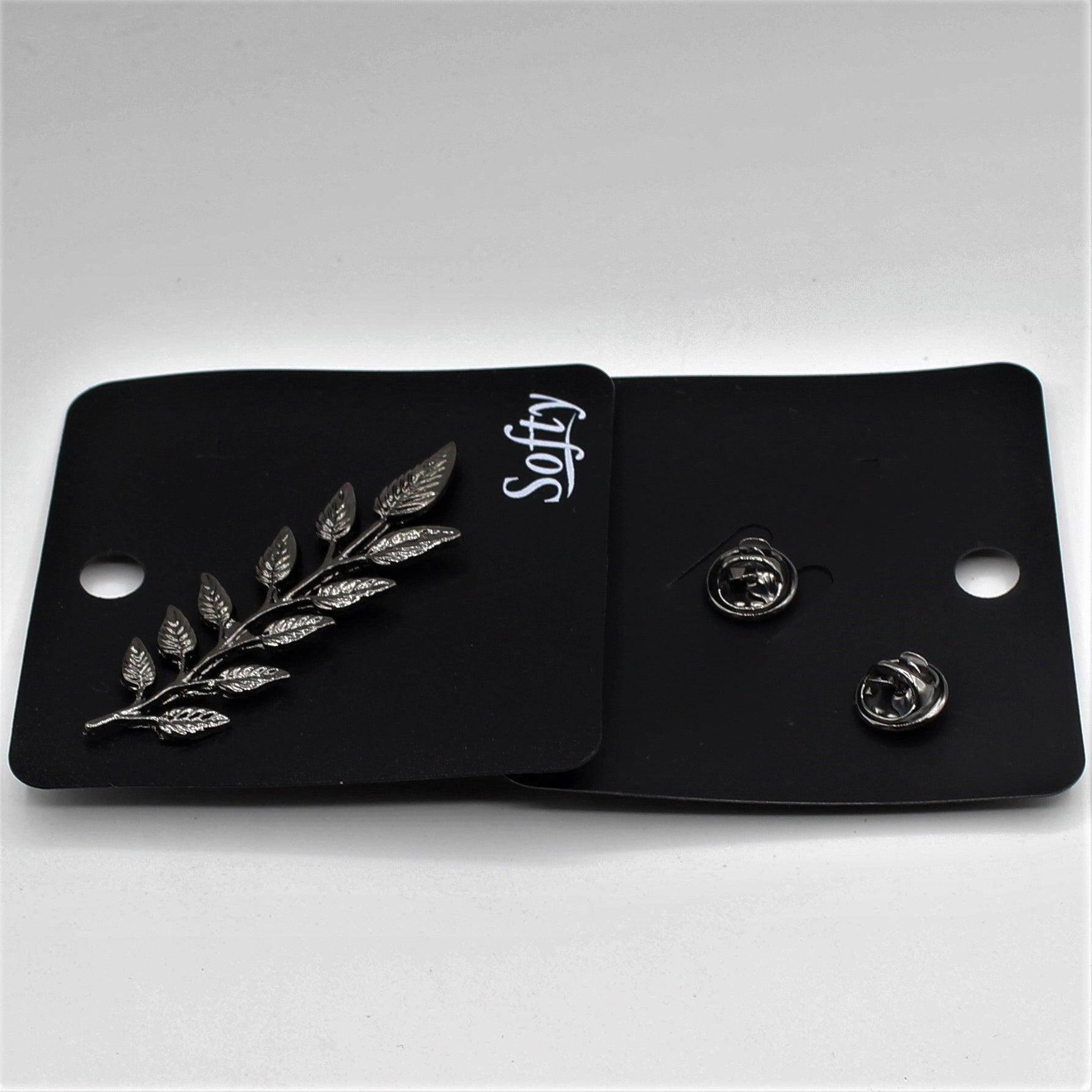 Silver or Gold Metalic Brooches (65 mm) with Pin - ACCESSOIRES LEDUC BV