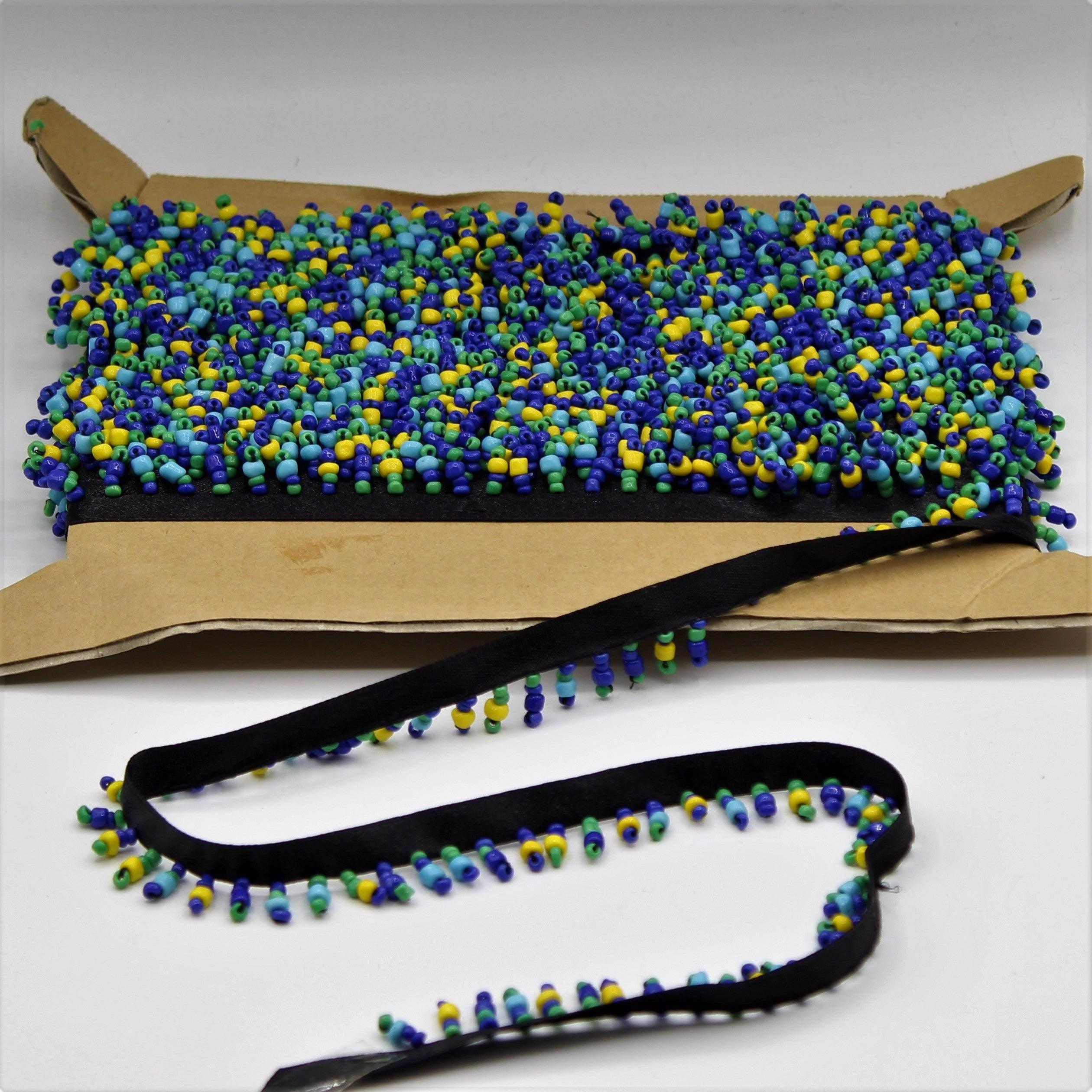 3x Meters Ribbon with Pearls of different colors - ACCESSOIRES LEDUC BV