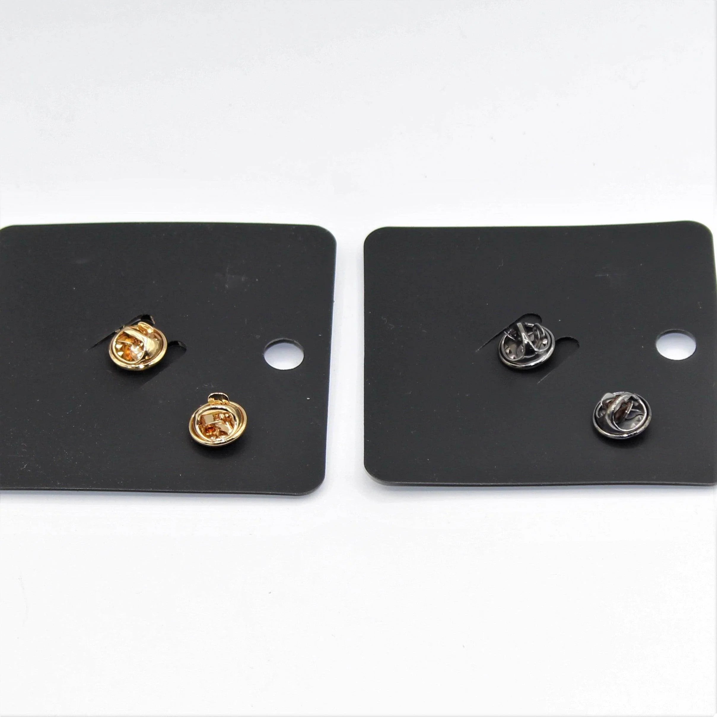 Silver or Gold Metalic Brooches (65 mm) with Pin - ACCESSOIRES LEDUC BV