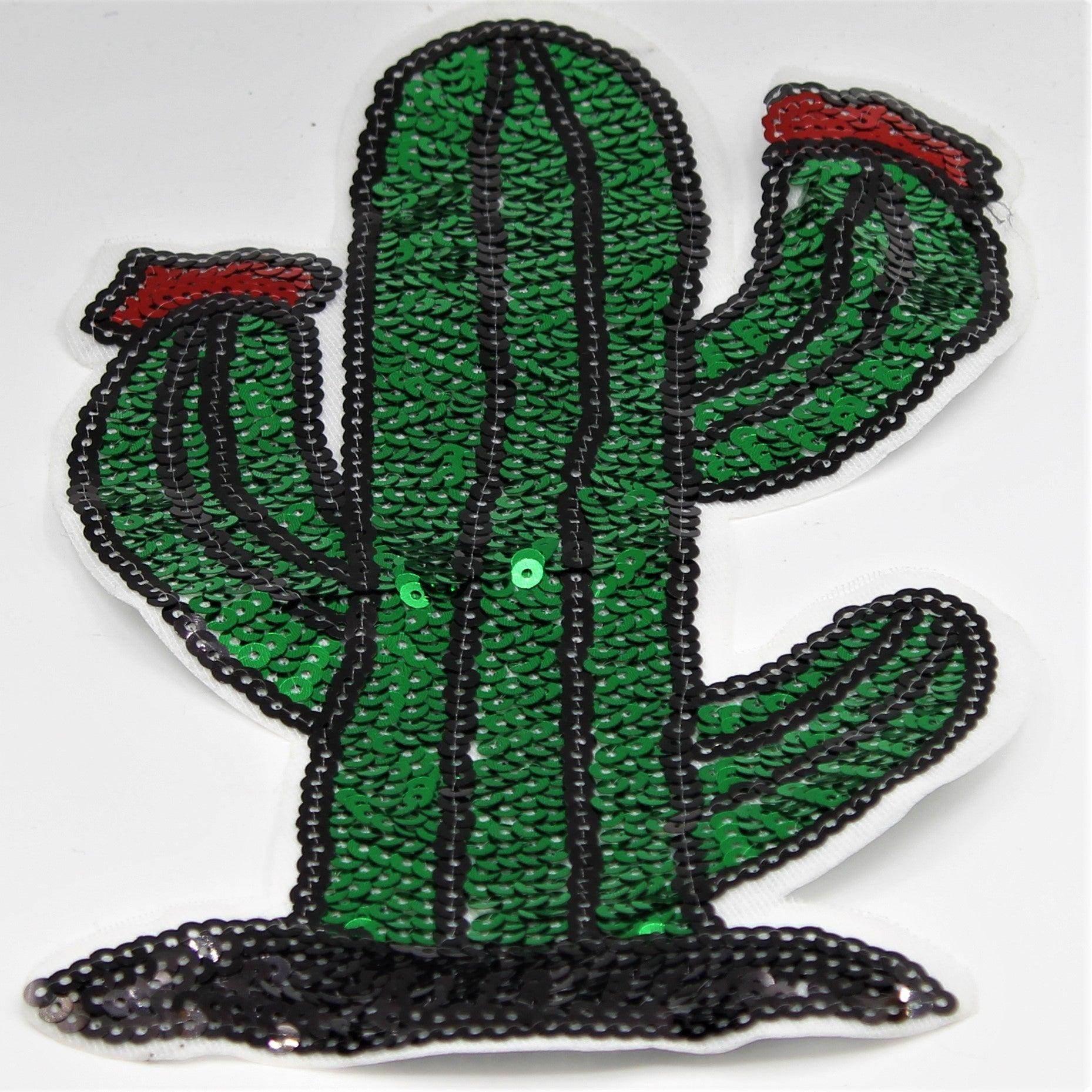 Set of 2 Green Patches with Sequins 26x15 cm - ACCESSOIRES LEDUC BV