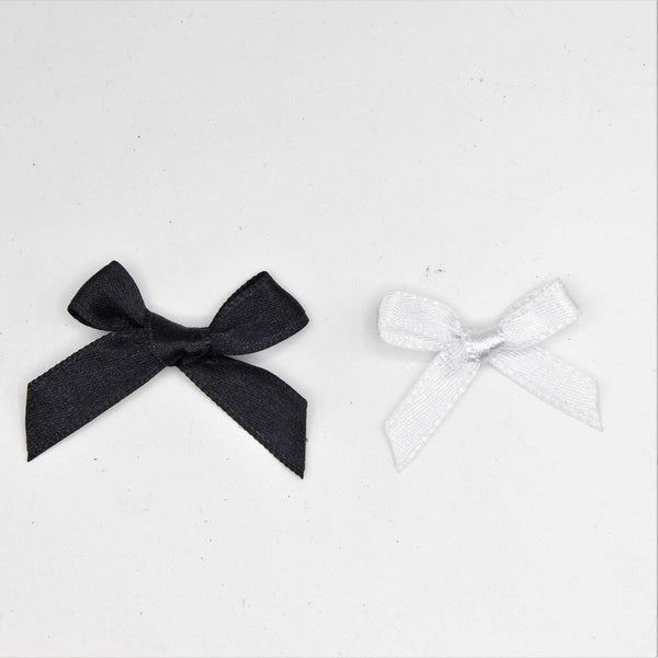5 Black and White Bow Tie 30 and 35mm - ACCESSOIRES LEDUC BV