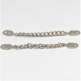 5 Small Decorative Silver Chain, Extension Chain or Decoration for Leather Goods, Bags, Coat chain- 9 cm - ACCESSOIRES LEDUC BV