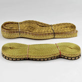 5 Meter Gold or Black Gold Woven Ribbon with Sequins 6 mm - ACCESSOIRES LEDUC BV