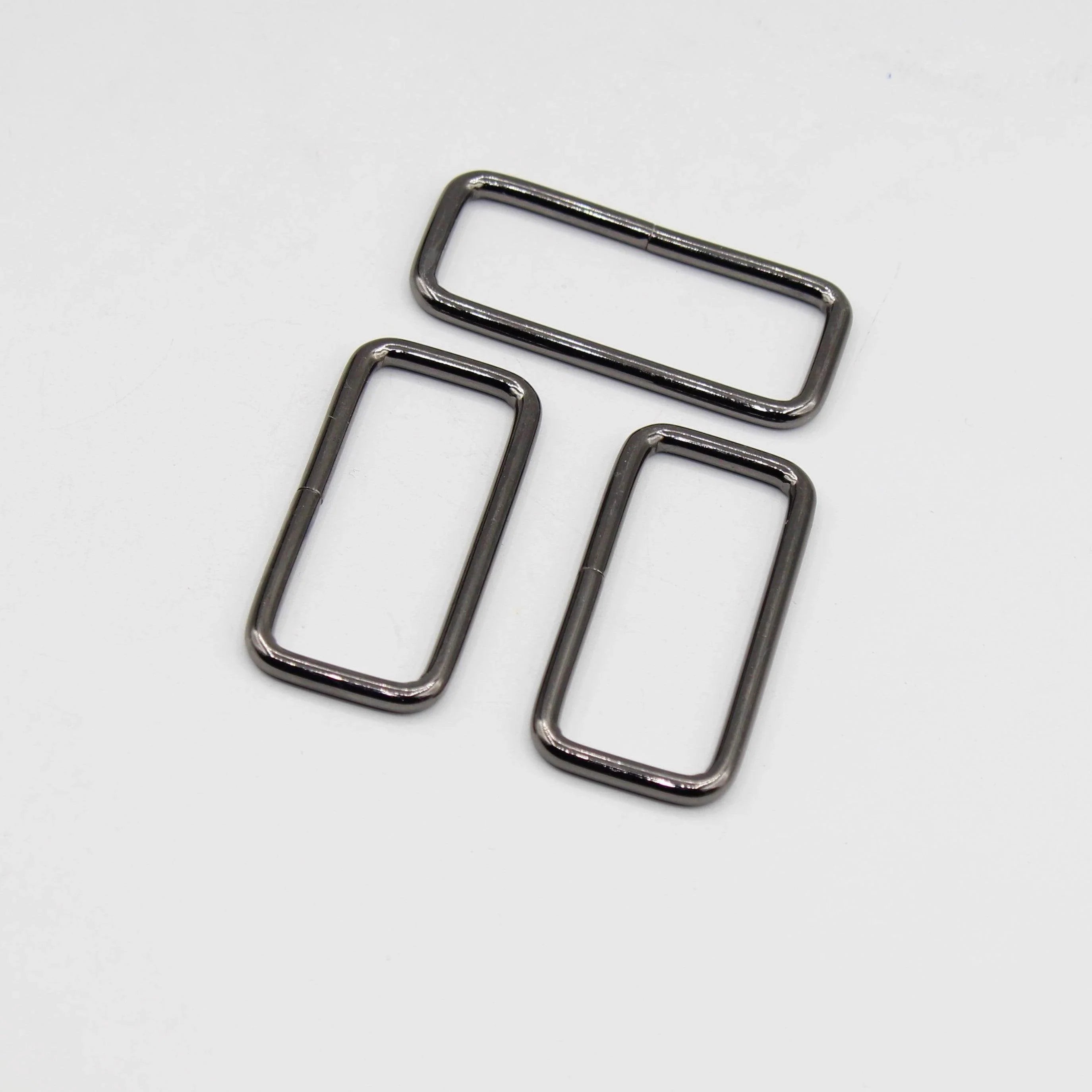 3 Buckles / Lobsters / D-Rings 30 / 40 or 50mm - Gold Silver Oldbrass Mat Black or Gunmetal - ACCESSOIRES LEDUC BV