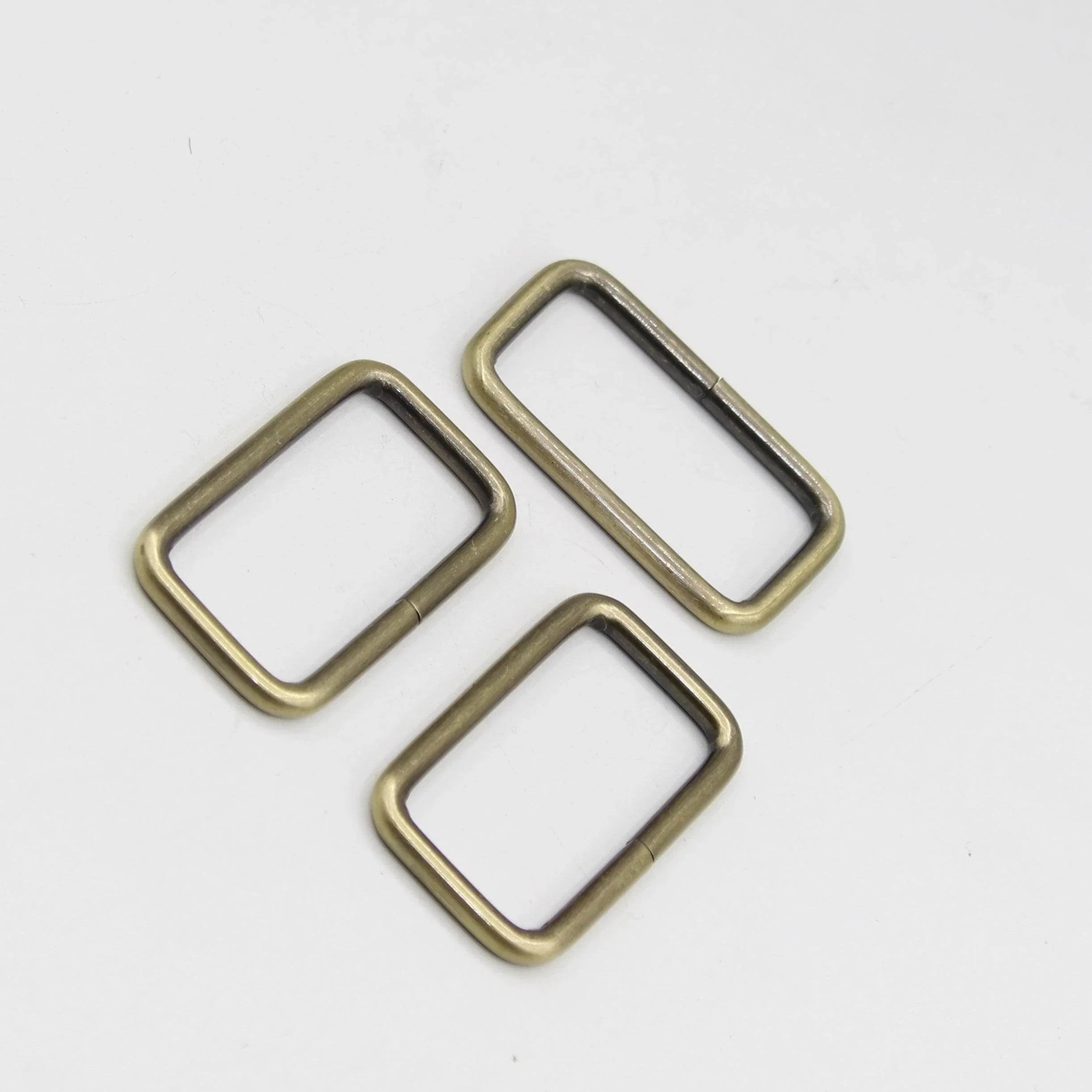 3 Buckles / Lobsters / D-Rings 30 / 40 or 50mm - Gold Silver Oldbrass Mat Black or Gunmetal - ACCESSOIRES LEDUC BV