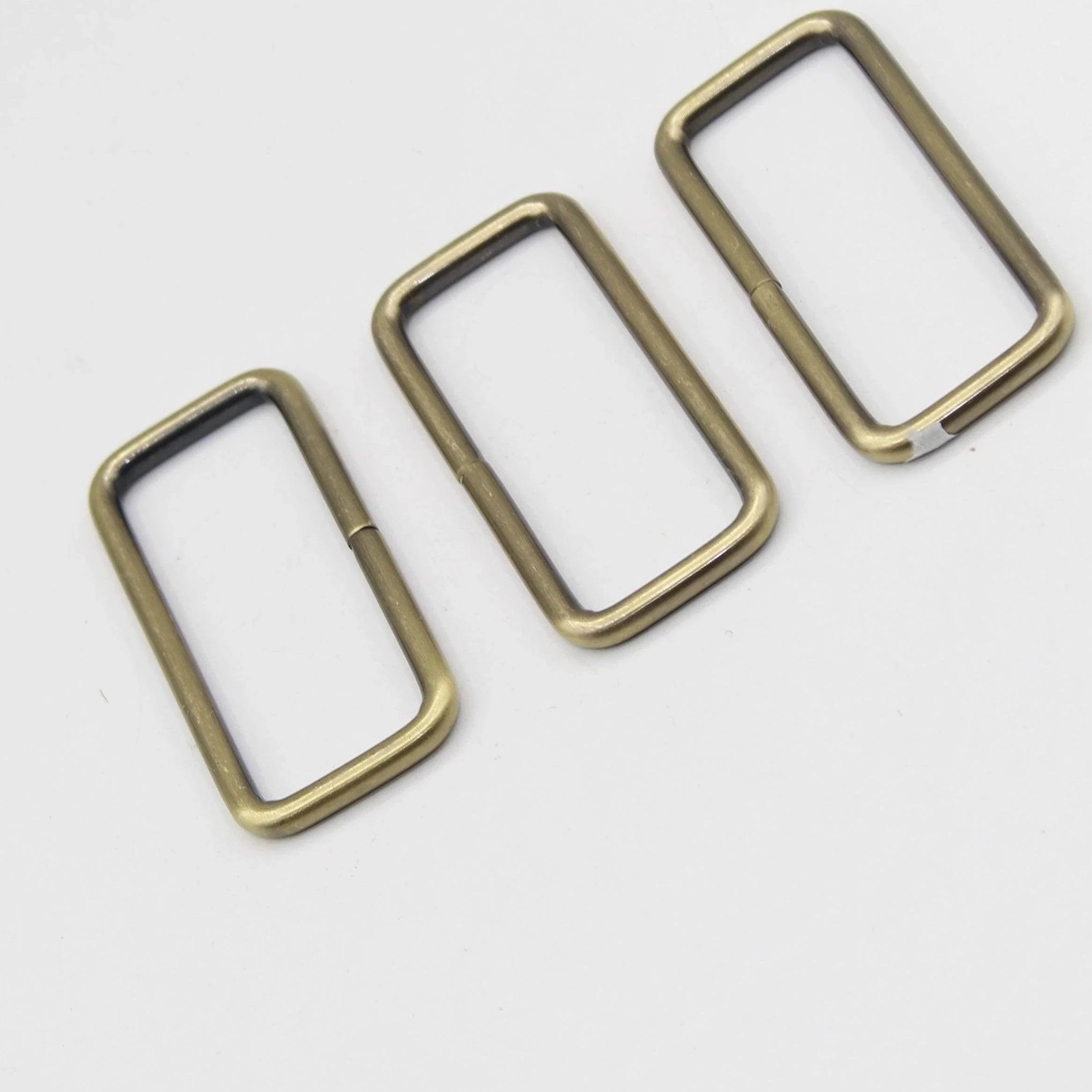 3 Buckles / Lobsters / D-Rings 30 / 40 or 50mm - Gold Silver Oldbrass Mat Black or Gunmetal - ACCESSOIRES LEDUC BV