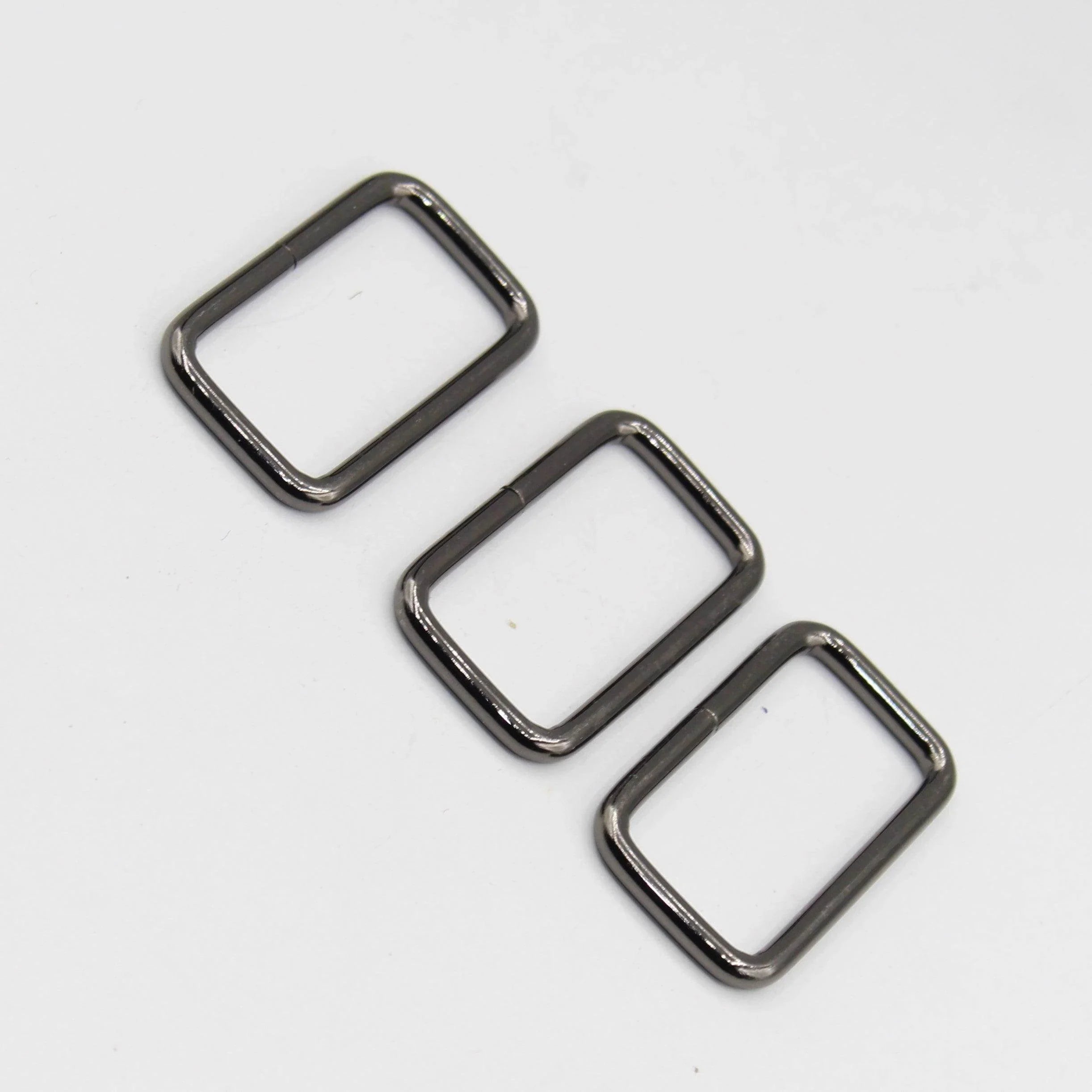 3 Buckles / Lobsters / D-Rings 30 / 40 or 50mm - Gold Silver Oldbrass Mat Black or Gunmetal - ACCESSOIRES LEDUC BV