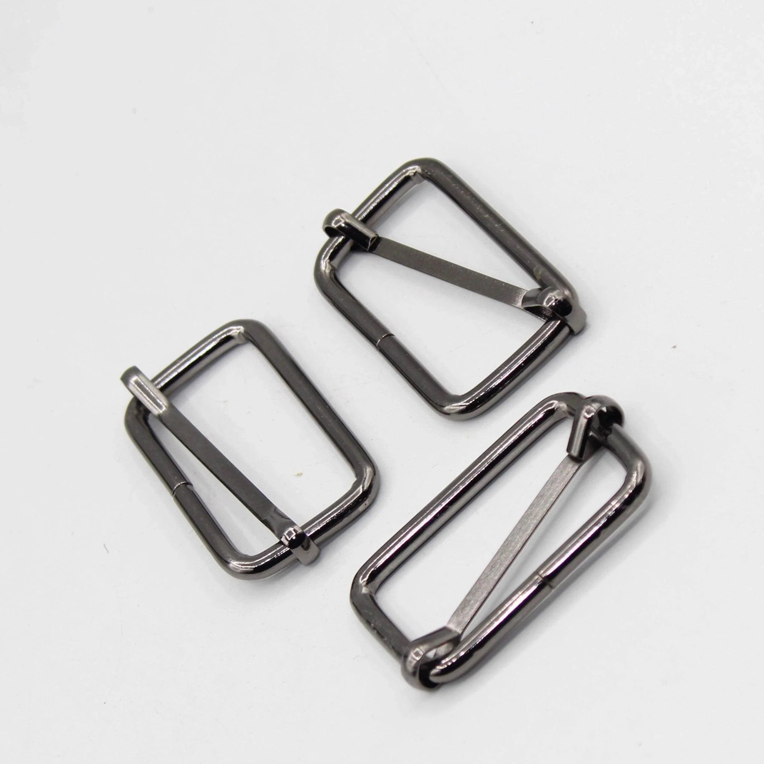 3 Buckles / Lobsters / D-Rings 30 / 40 or 50mm - Gold Silver Oldbrass Mat Black or Gunmetal - ACCESSOIRES LEDUC BV