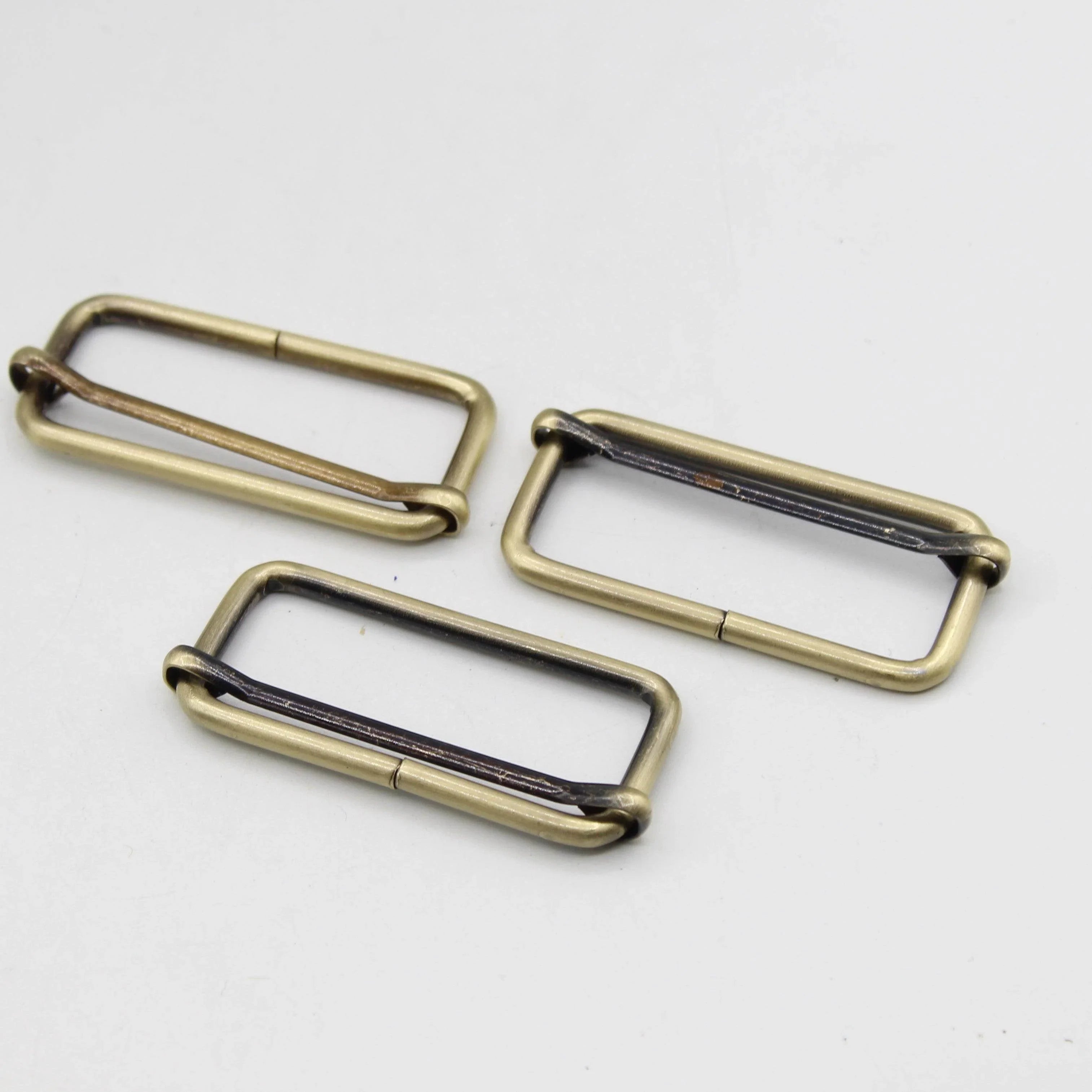 3 Buckles / Lobsters / D-Rings 30 / 40 or 50mm - Gold Silver Oldbrass Mat Black or Gunmetal - ACCESSOIRES LEDUC BV