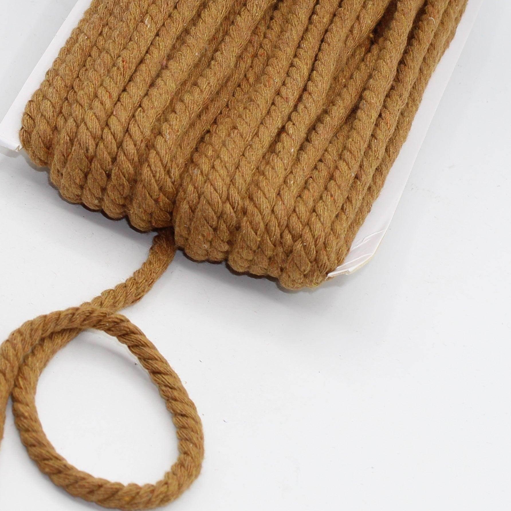 20 Meters Thick Cotton Cord 5 or 8mm #COR3012 - ACCESSOIRES LEDUC BV