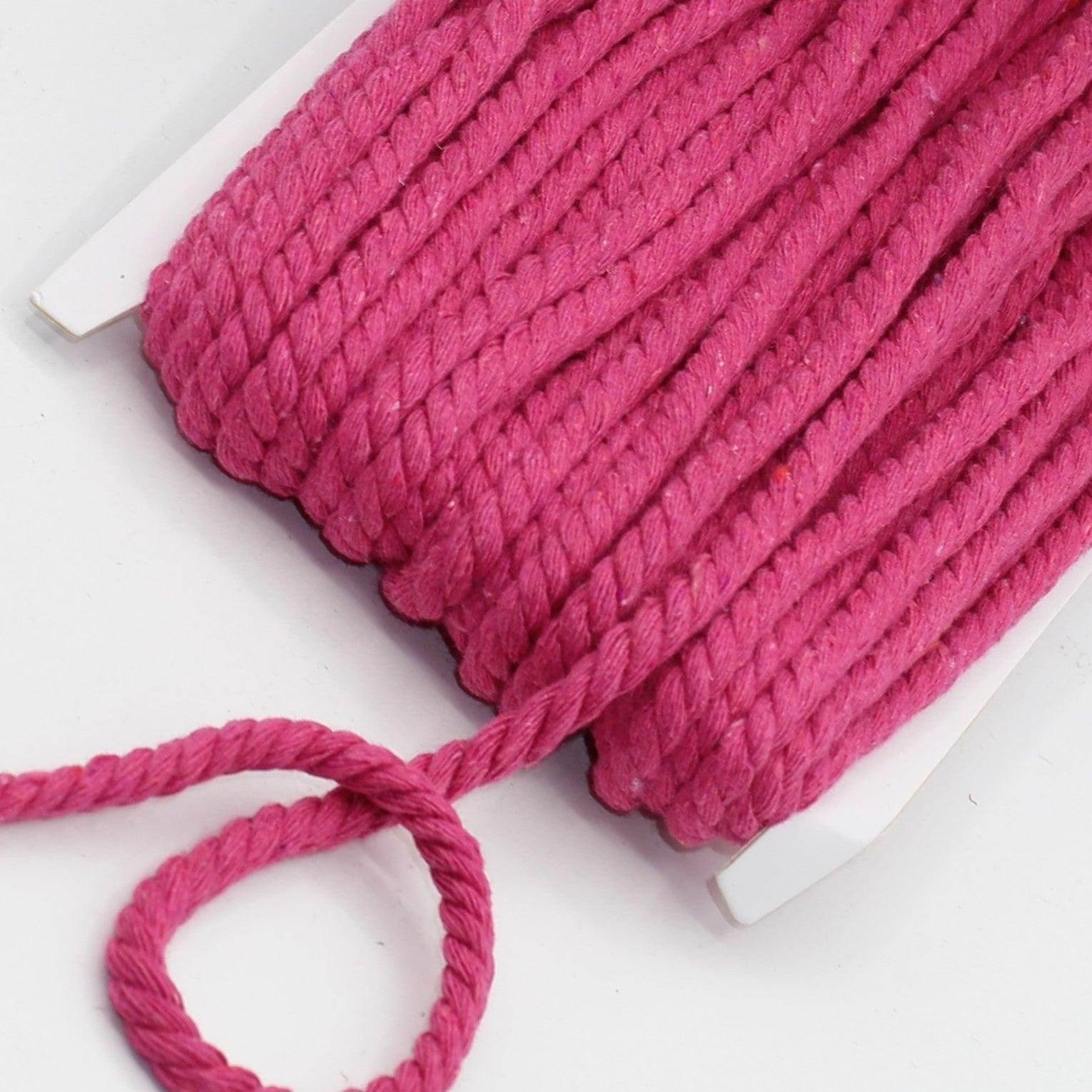 20 Meters Thick Cotton Cord 5 or 8mm #COR3012 - ACCESSOIRES LEDUC BV