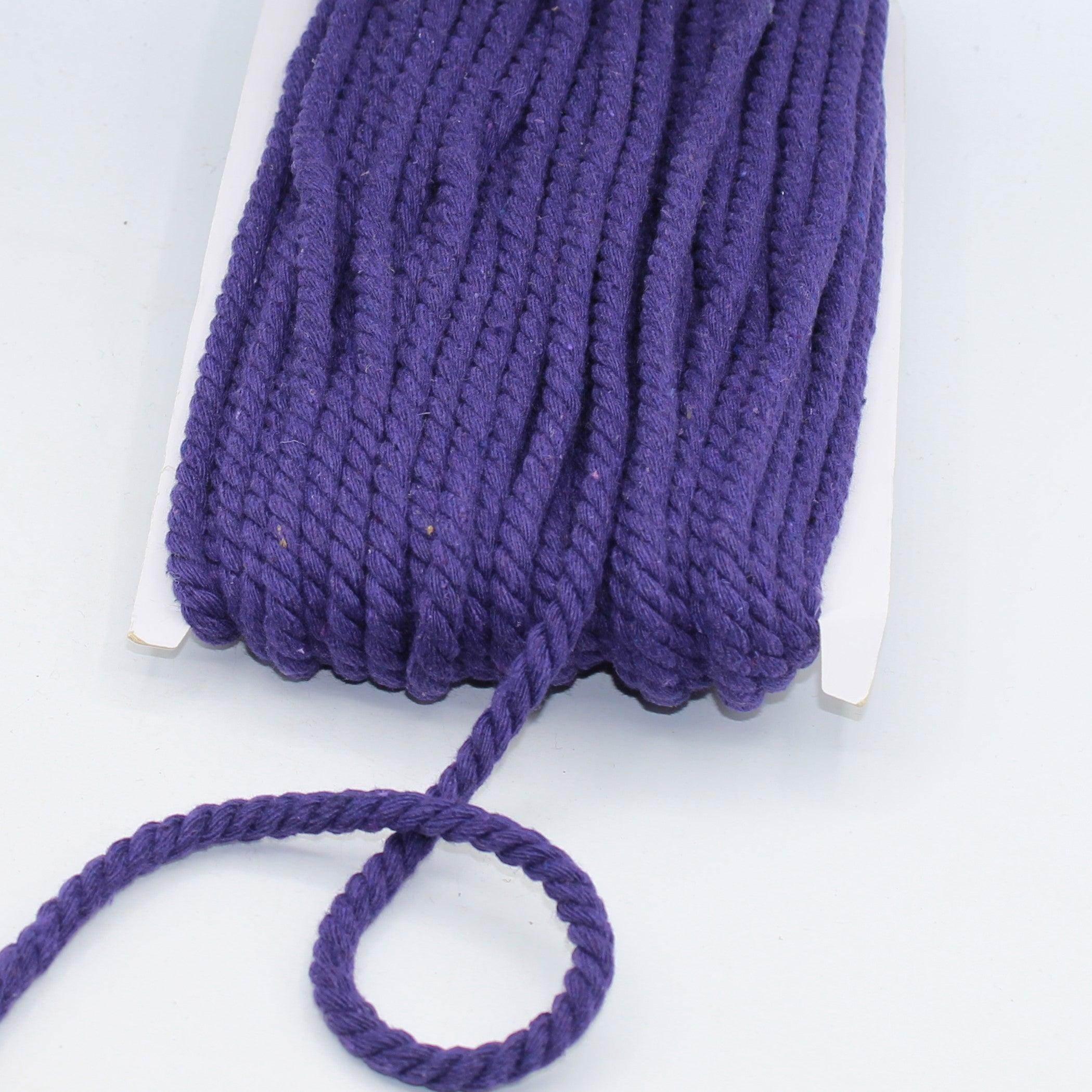 20 Meters Thick Cotton Cord 5 or 8mm #COR3012 - ACCESSOIRES LEDUC BV