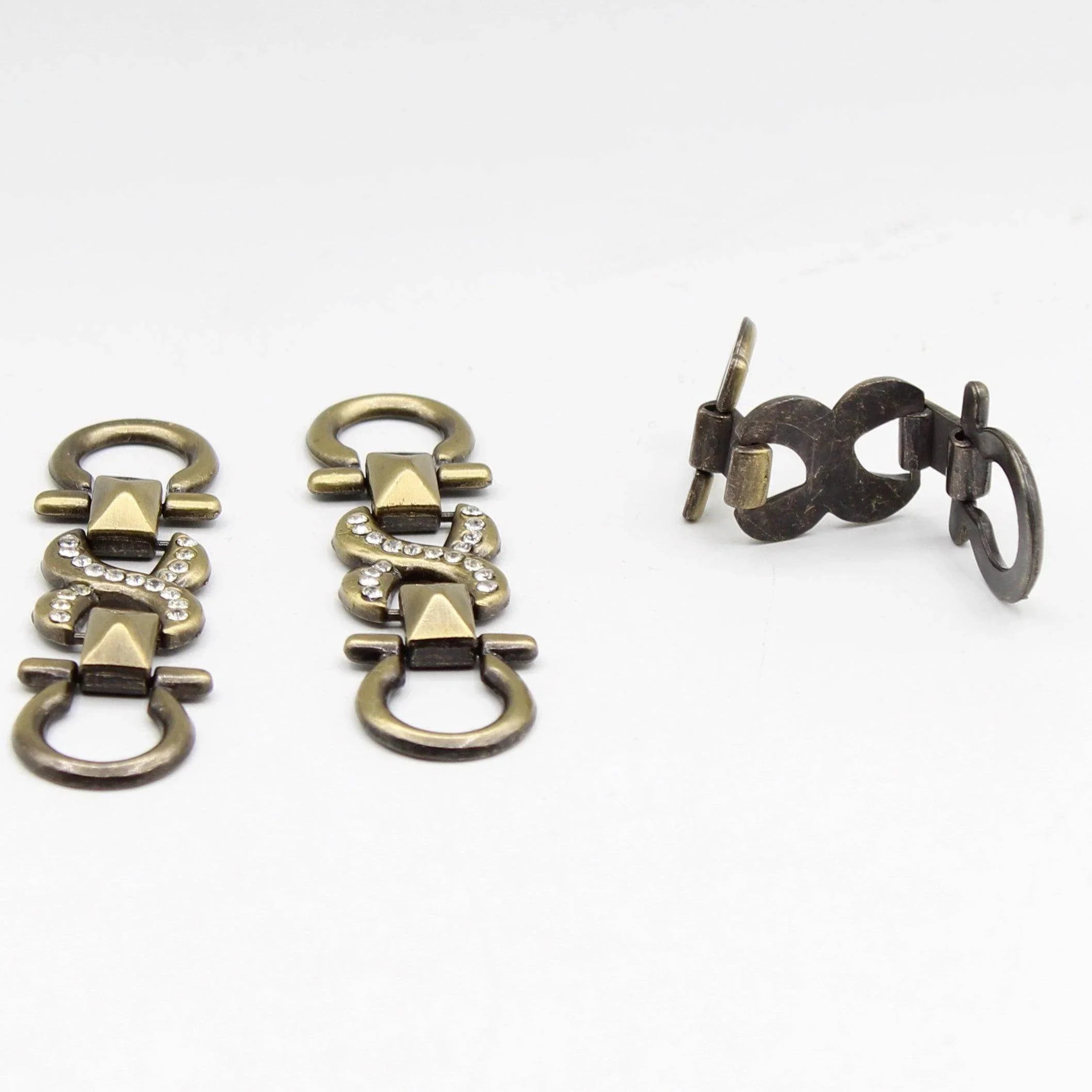 3XGold Metal Closure Buckle for bags, belts, bracelets, shoes and fashion accessories#PROM16916 - ACCESSOIRES LEDUC BV