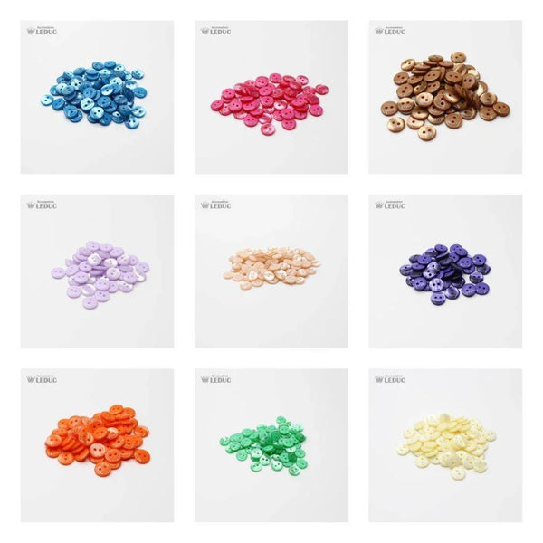 50 pieces 20mm - 2 Holes Polyester Button for Blouses (32") - (KP2 105 32") - ACCESSOIRES LEDUC